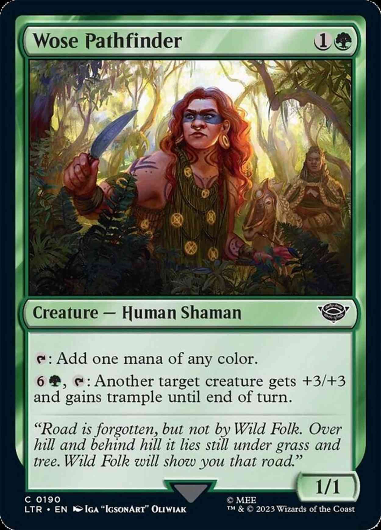 Wose Pathfinder magic card front