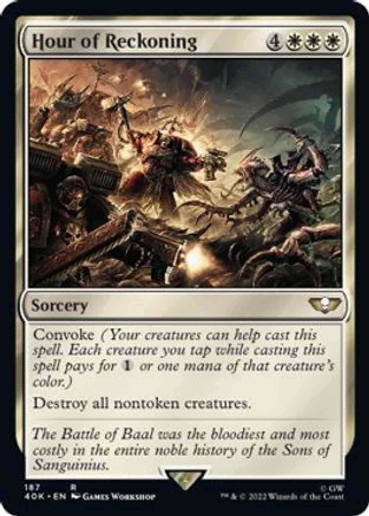 Hour of Reckoning (Surge Foil) magic card front