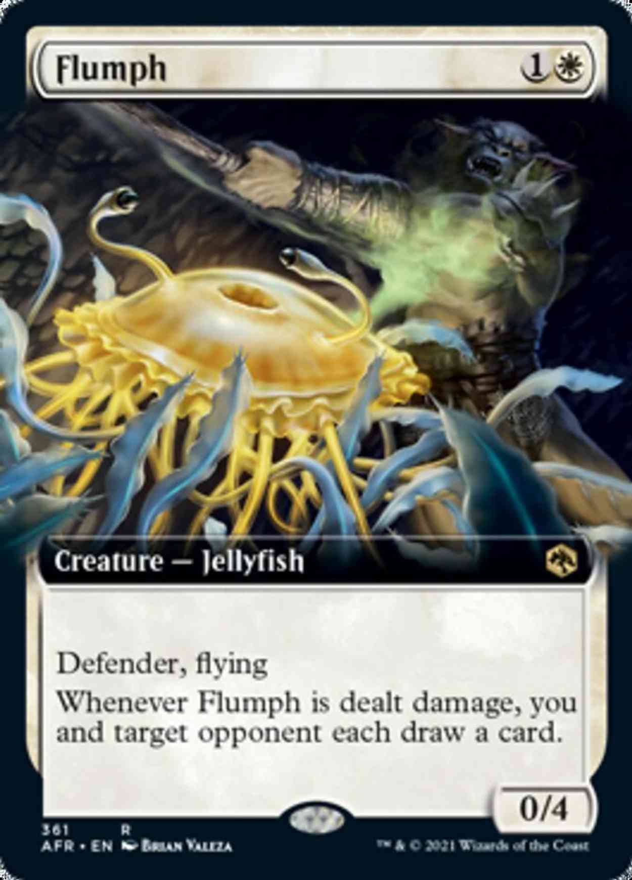 Flumph (Extended Art) magic card front