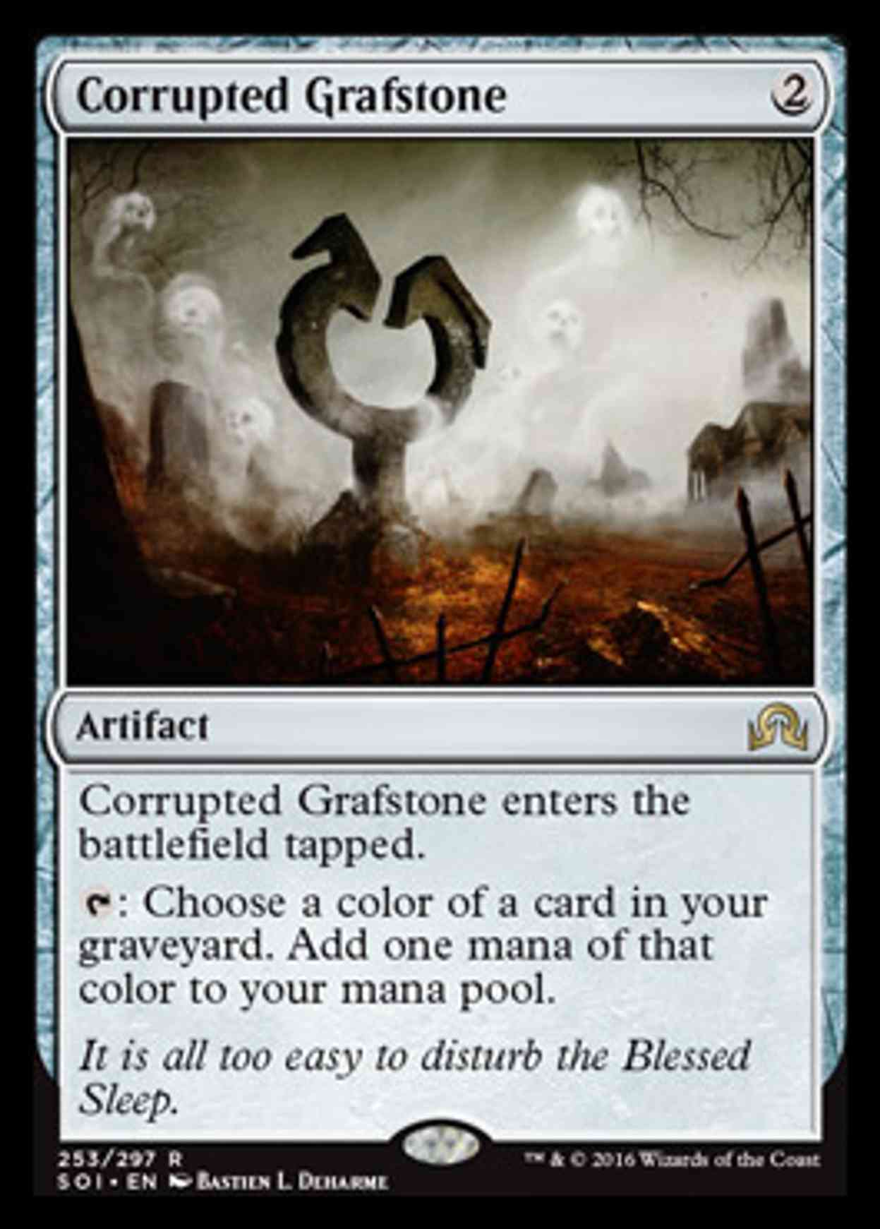 Corrupted Grafstone magic card front