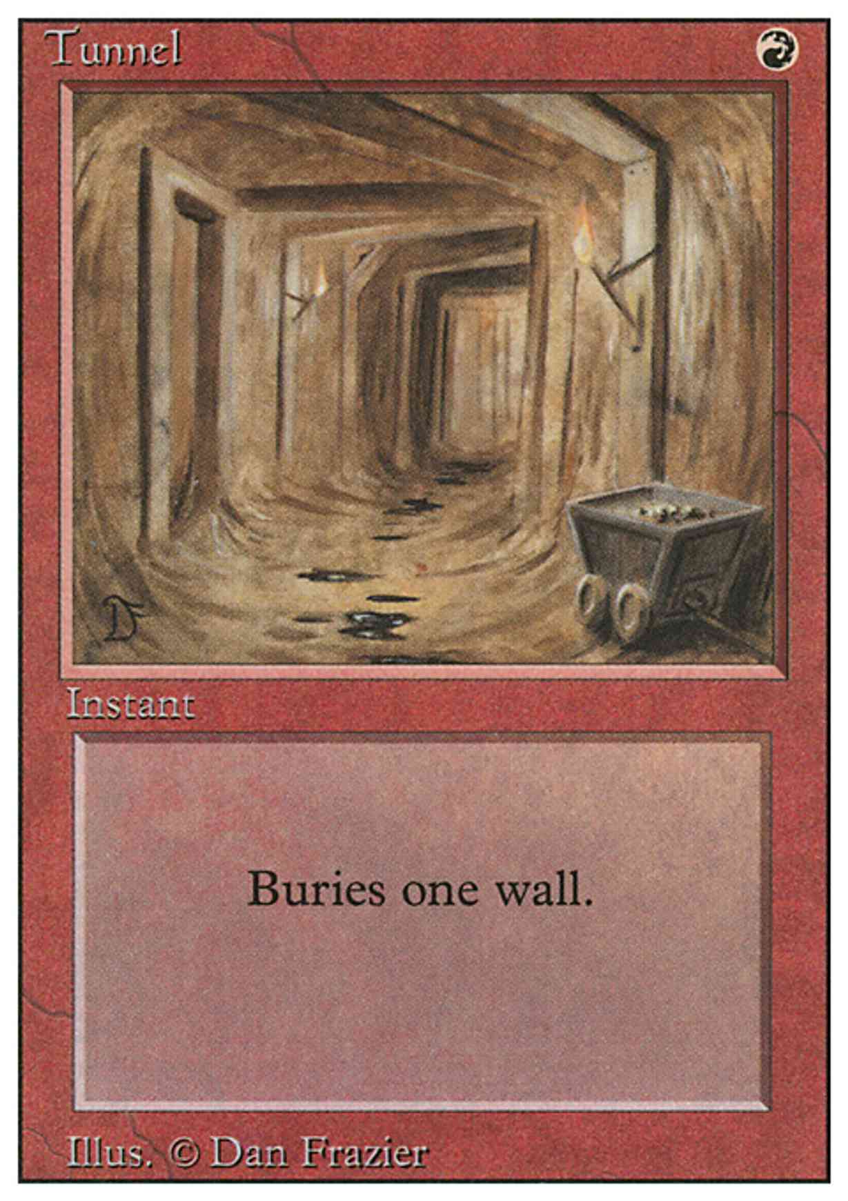 Tunnel magic card front