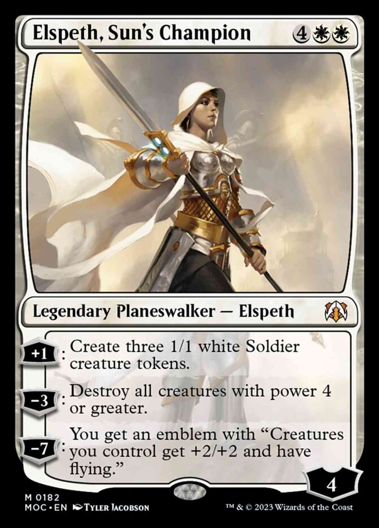 Elspeth, Sun's Champion magic card front