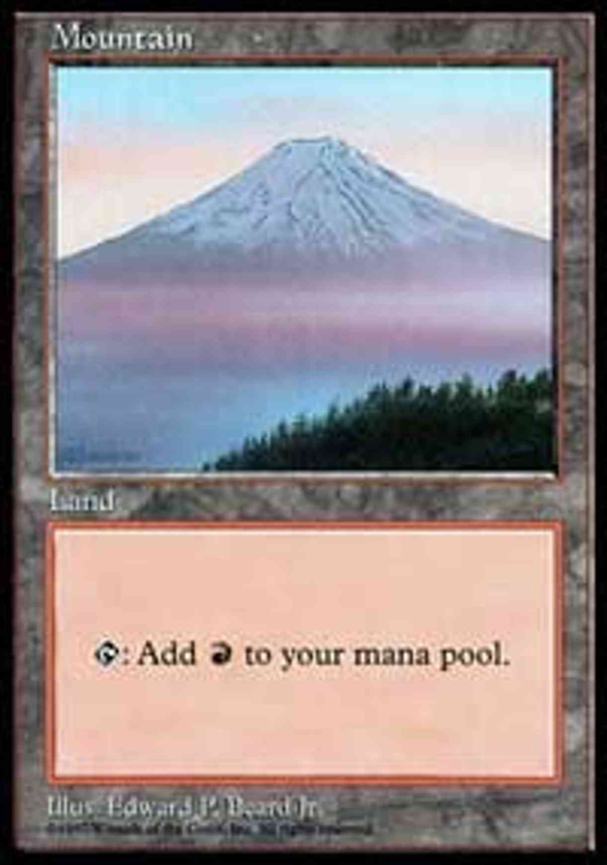 Mountain - Clear Pack (Beard, Jr.) magic card front