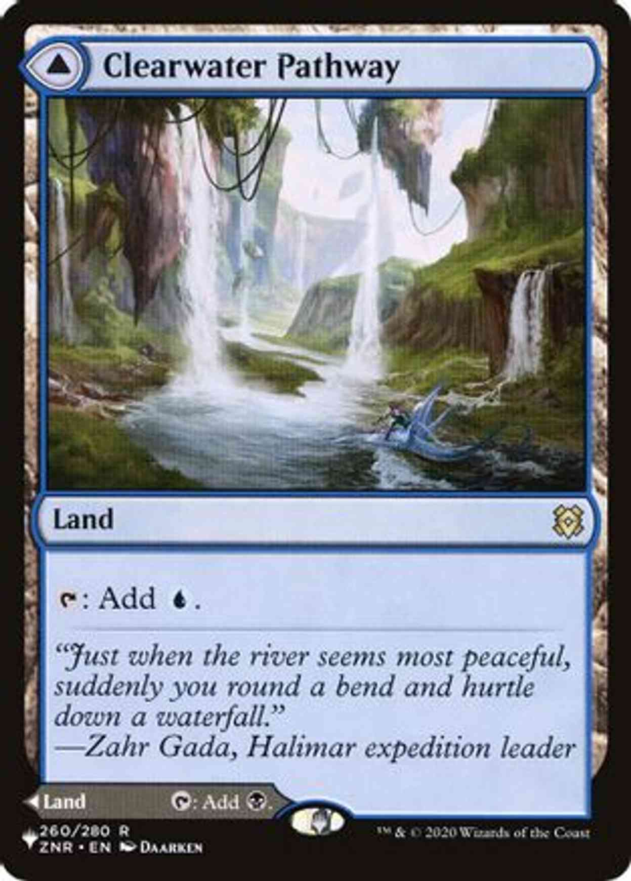 Clearwater Pathway magic card front