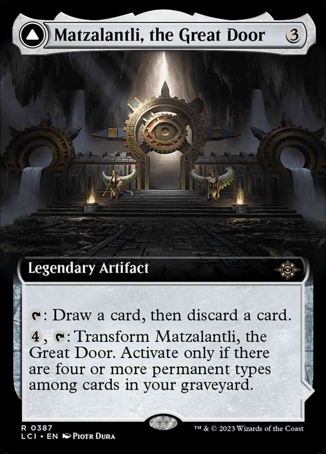 Matzalantli, the Great Door (Extended Art) magic card front