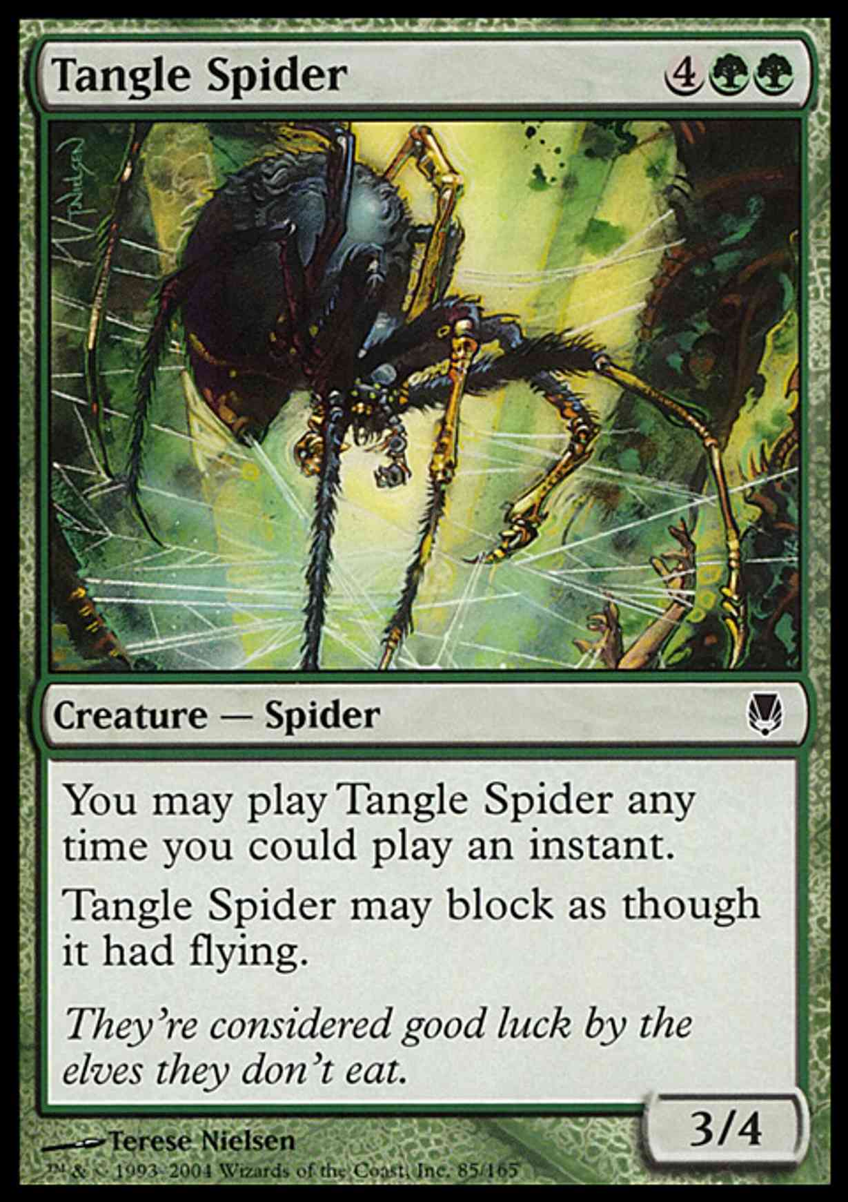 Tangle Spider magic card front