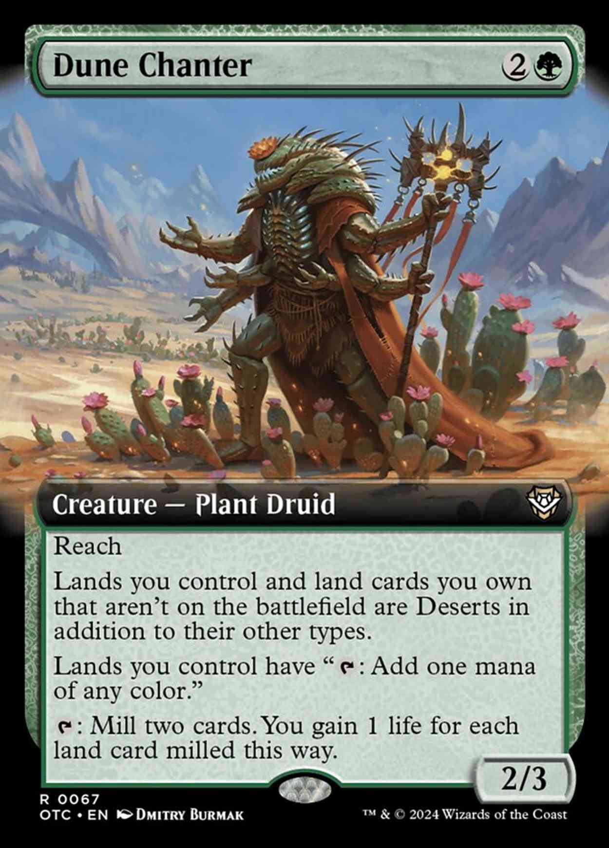 Dune Chanter (Extended Art) magic card front