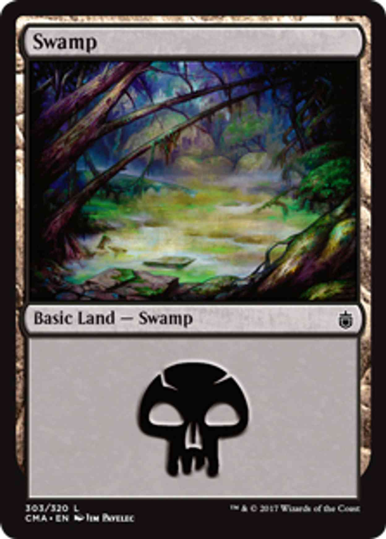 Swamp (303) magic card front