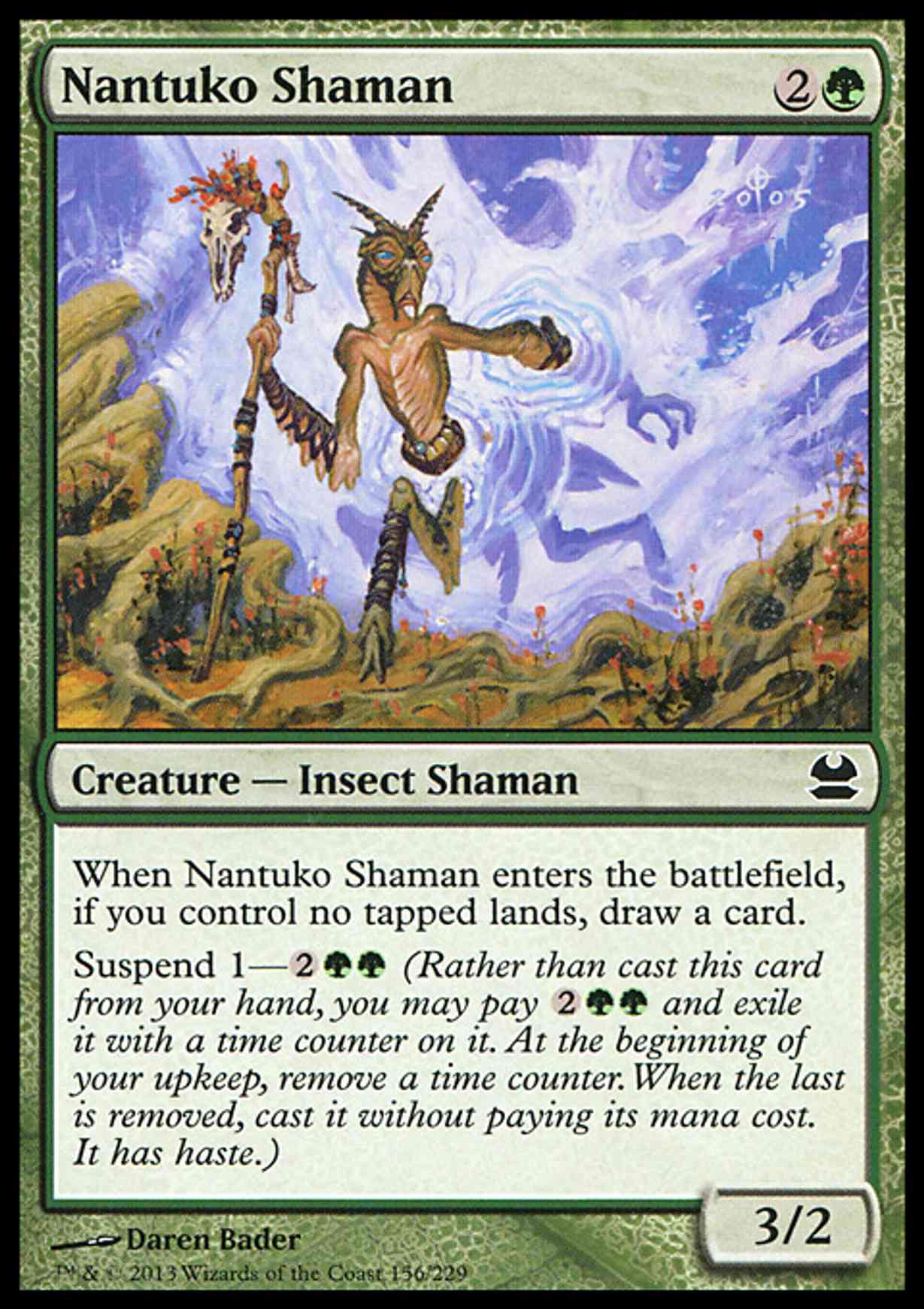 Nantuko Shaman magic card front