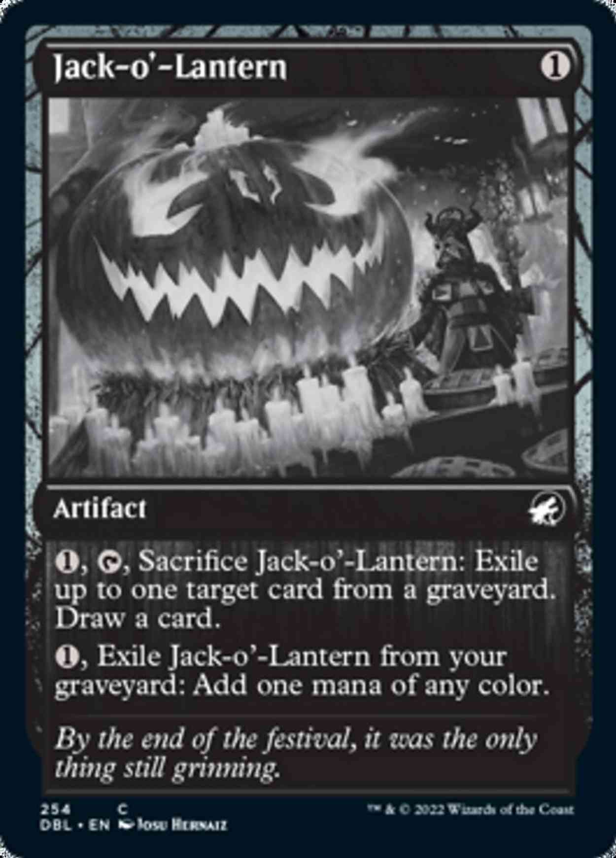 Jack-o'-Lantern magic card front