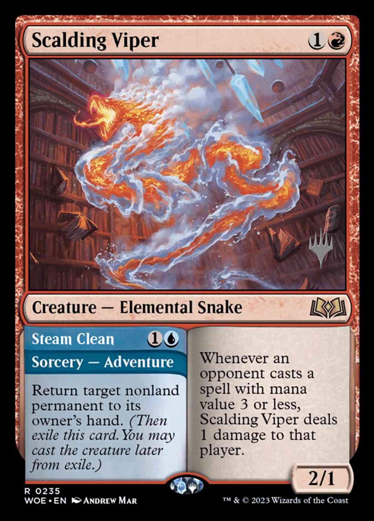 Scalding Viper magic card front