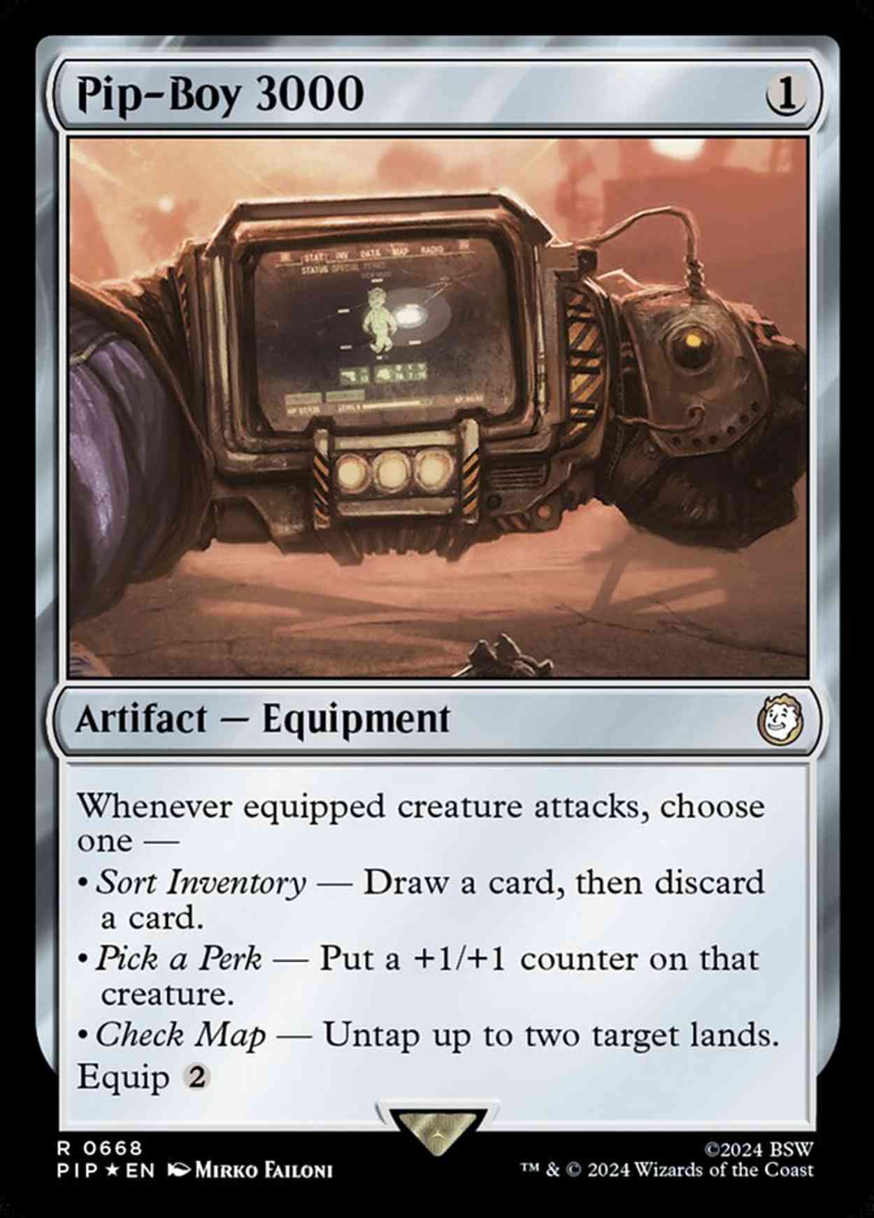 Pip-Boy 3000 (Surge Foil) magic card front