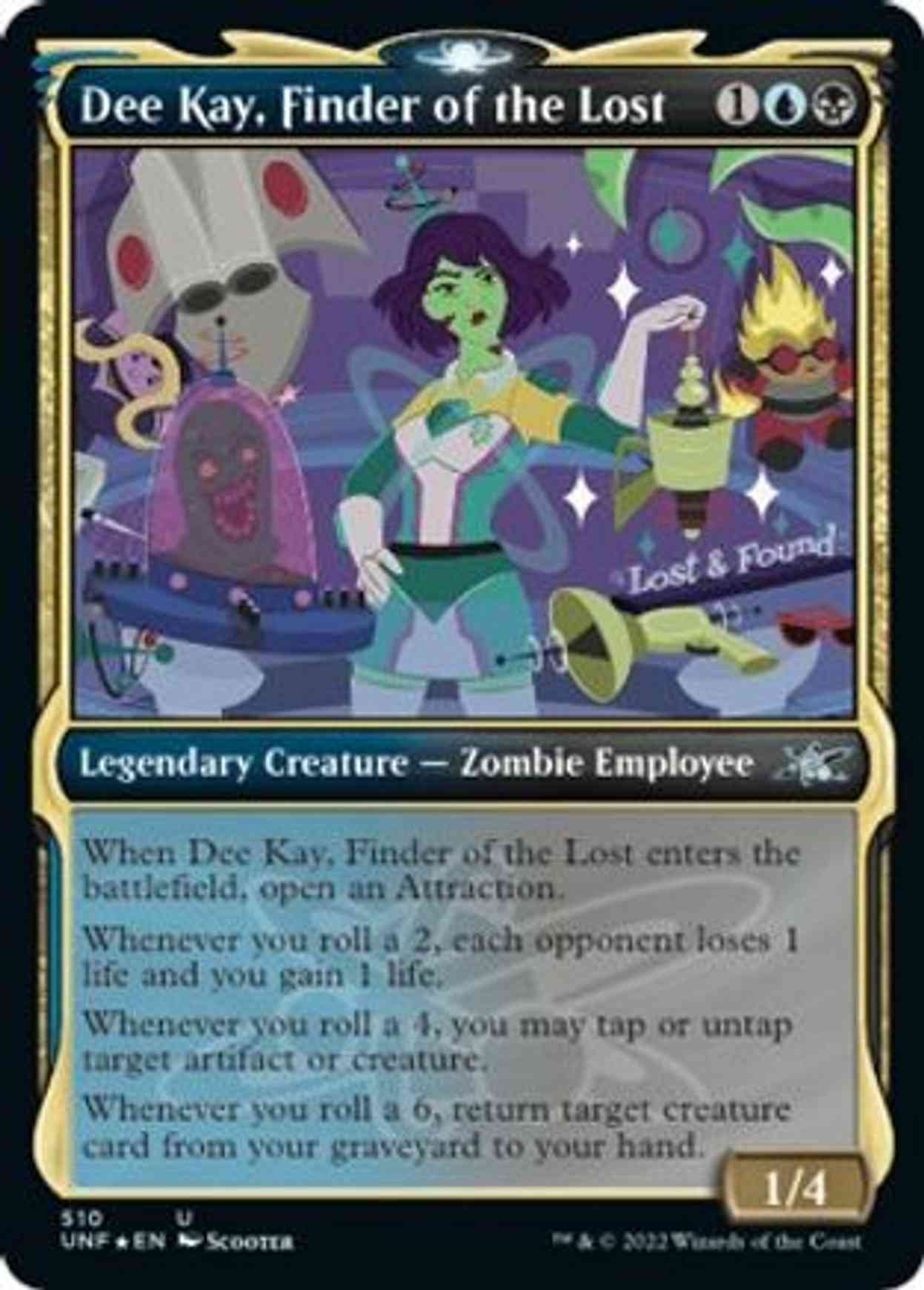 Dee Kay, Finder of the Lost (Showcase) (Galaxy Foil) magic card front