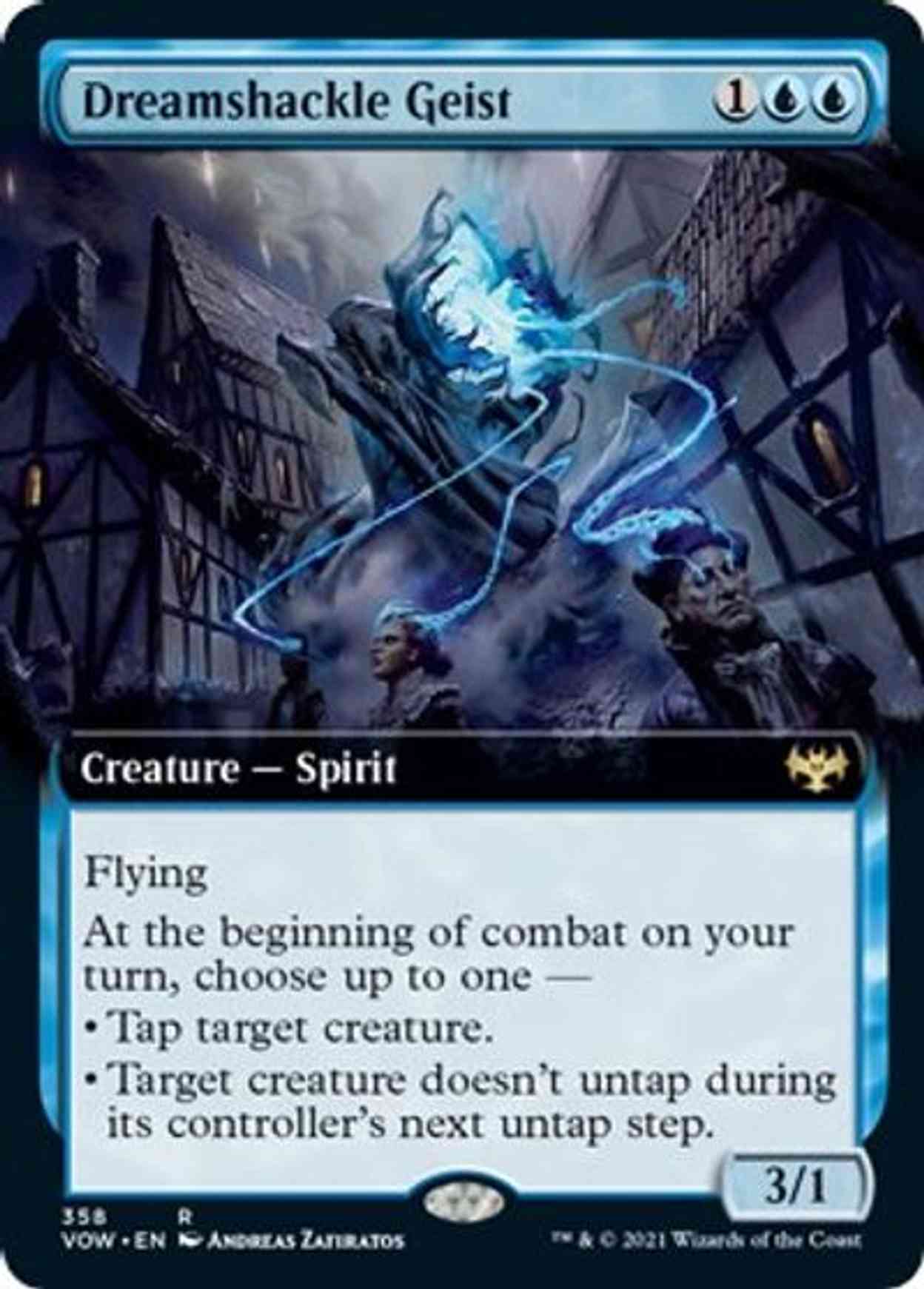 Dreamshackle Geist (Extended Art) magic card front
