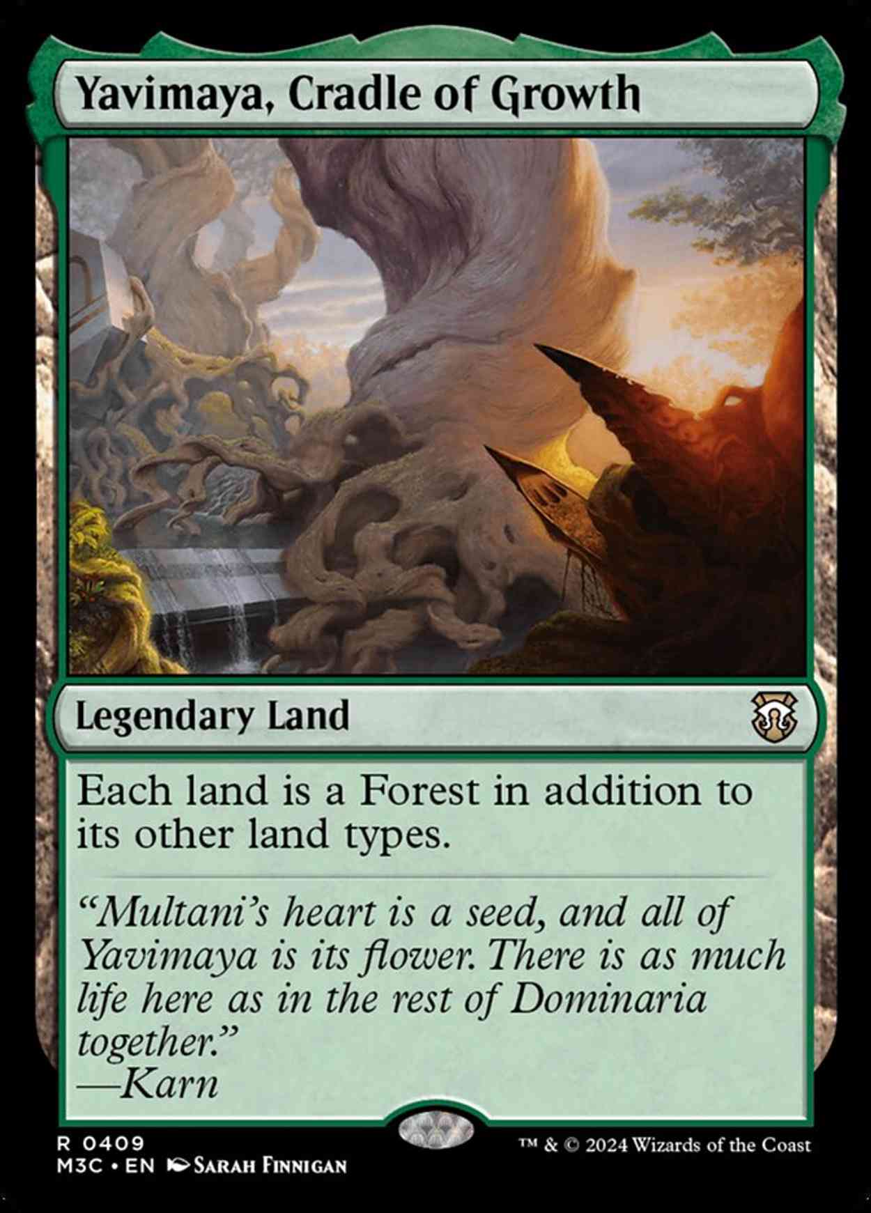 Yavimaya, Cradle of Growth magic card front