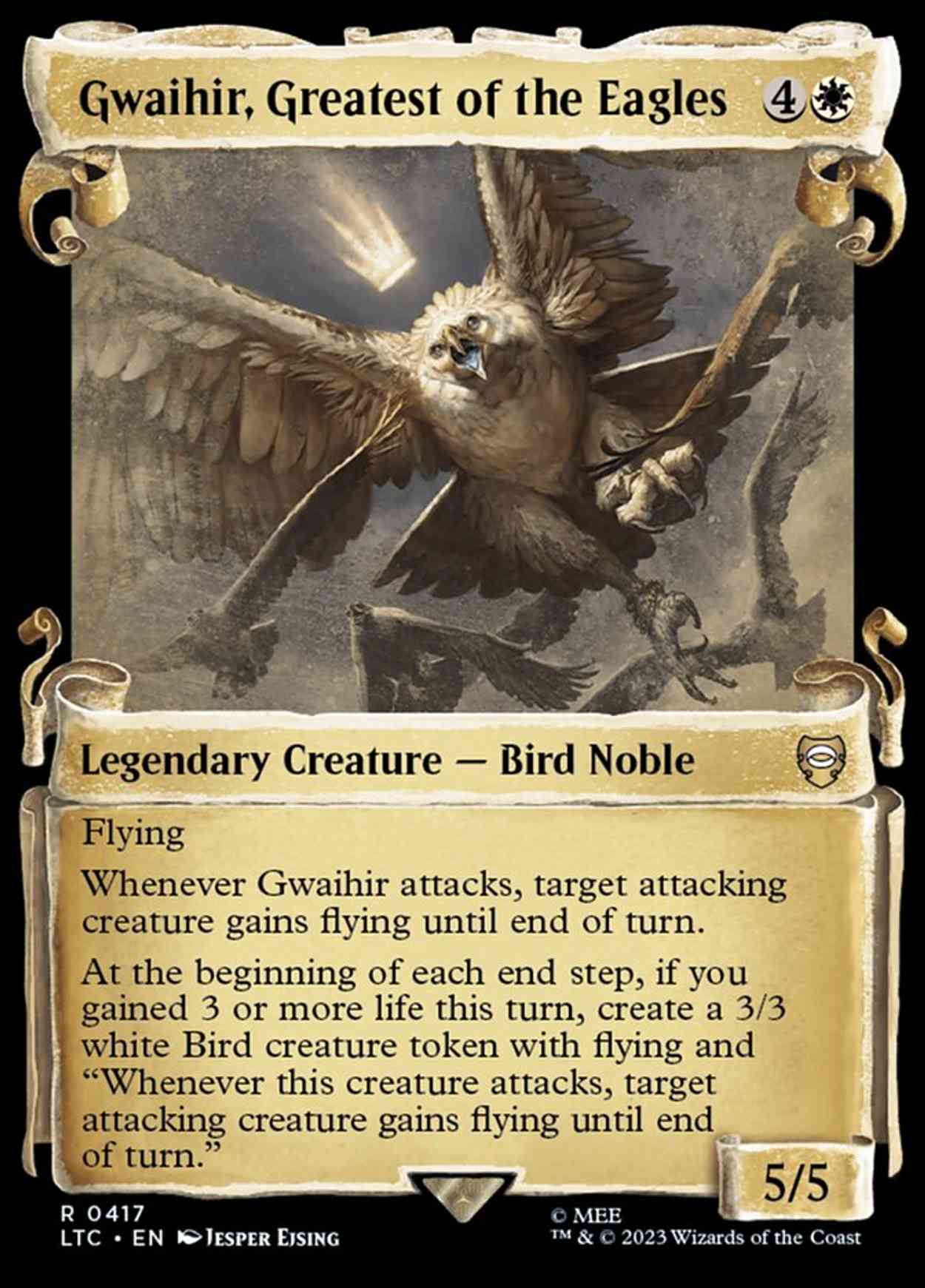 Gwaihir, Greatest of the Eagles (Showcase Scrolls) magic card front