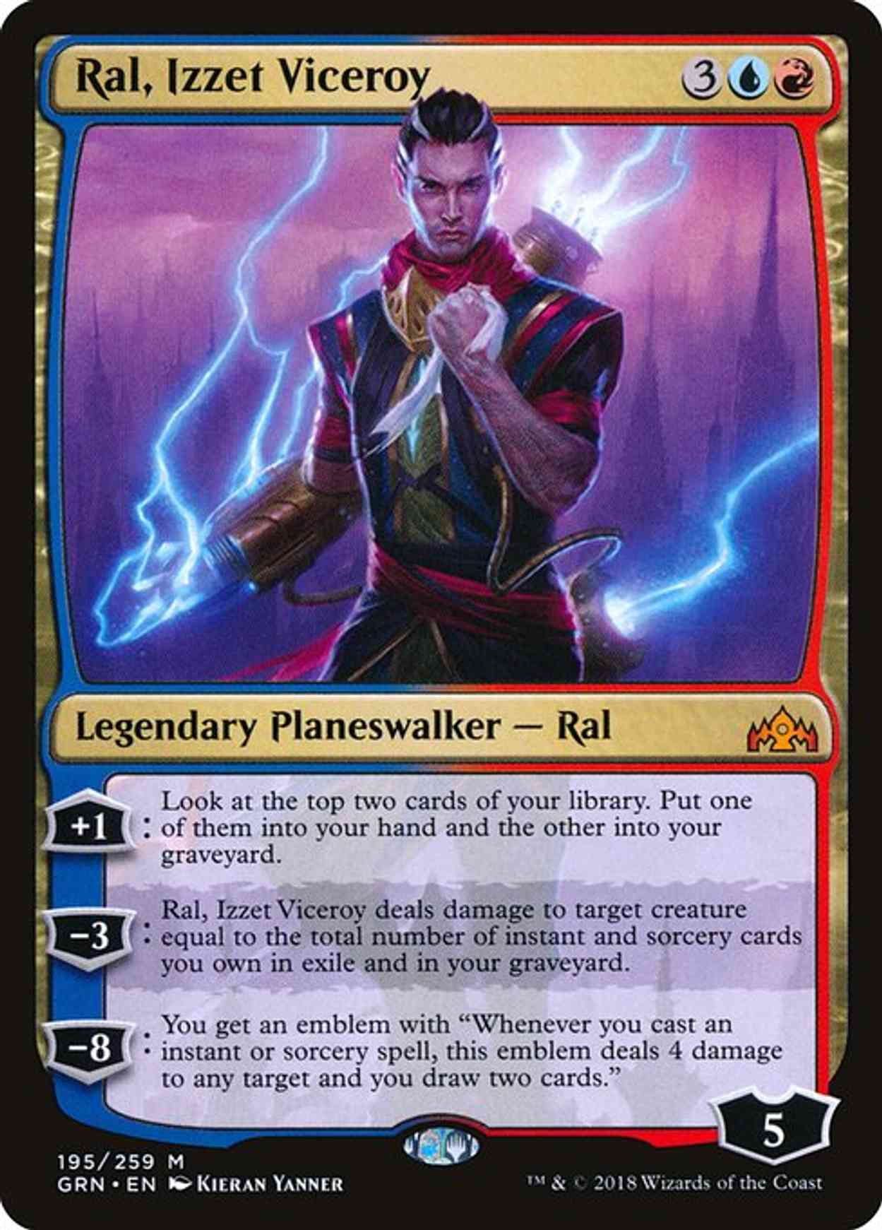 Ral, Izzet Viceroy magic card front
