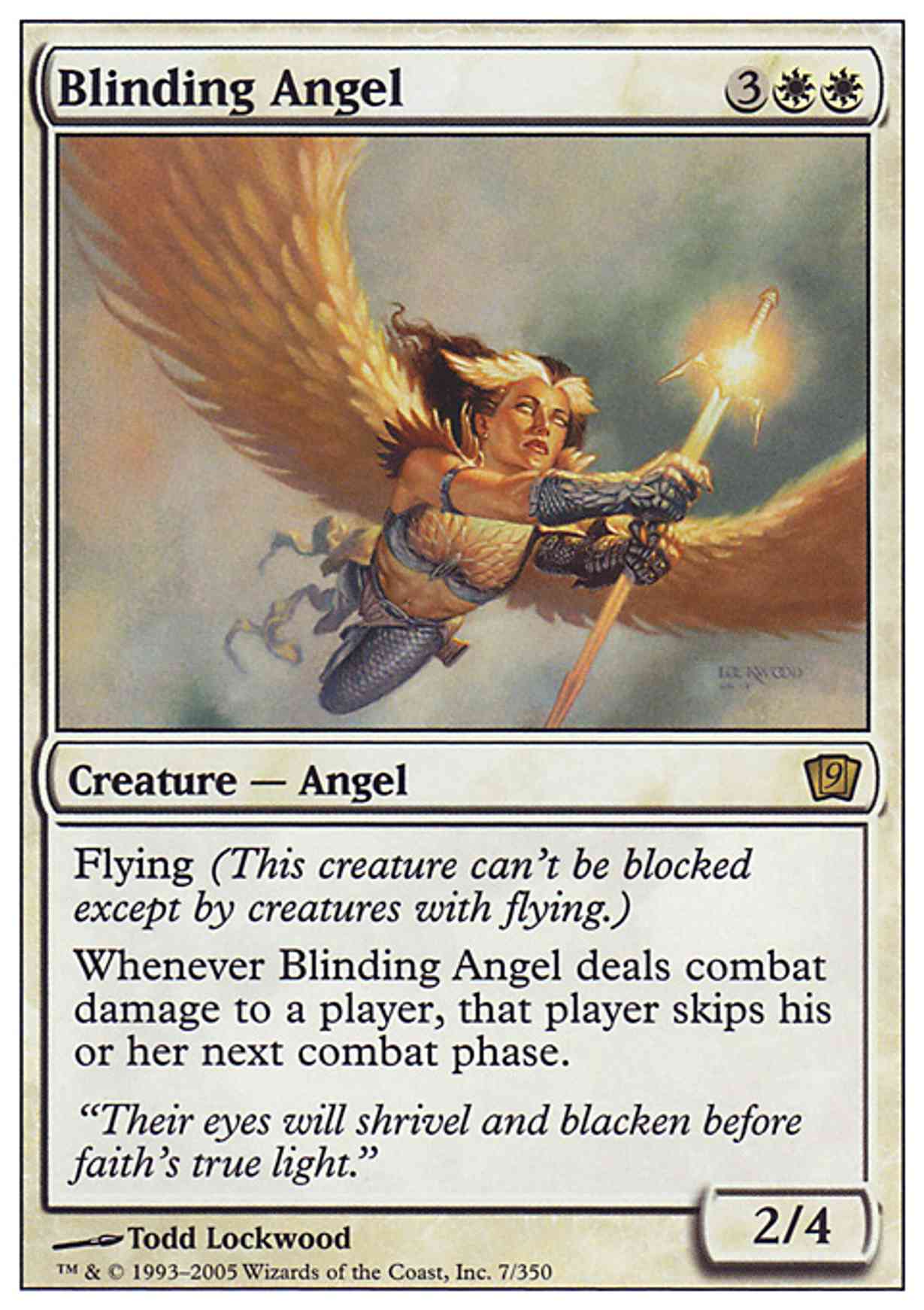 Blinding Angel magic card front