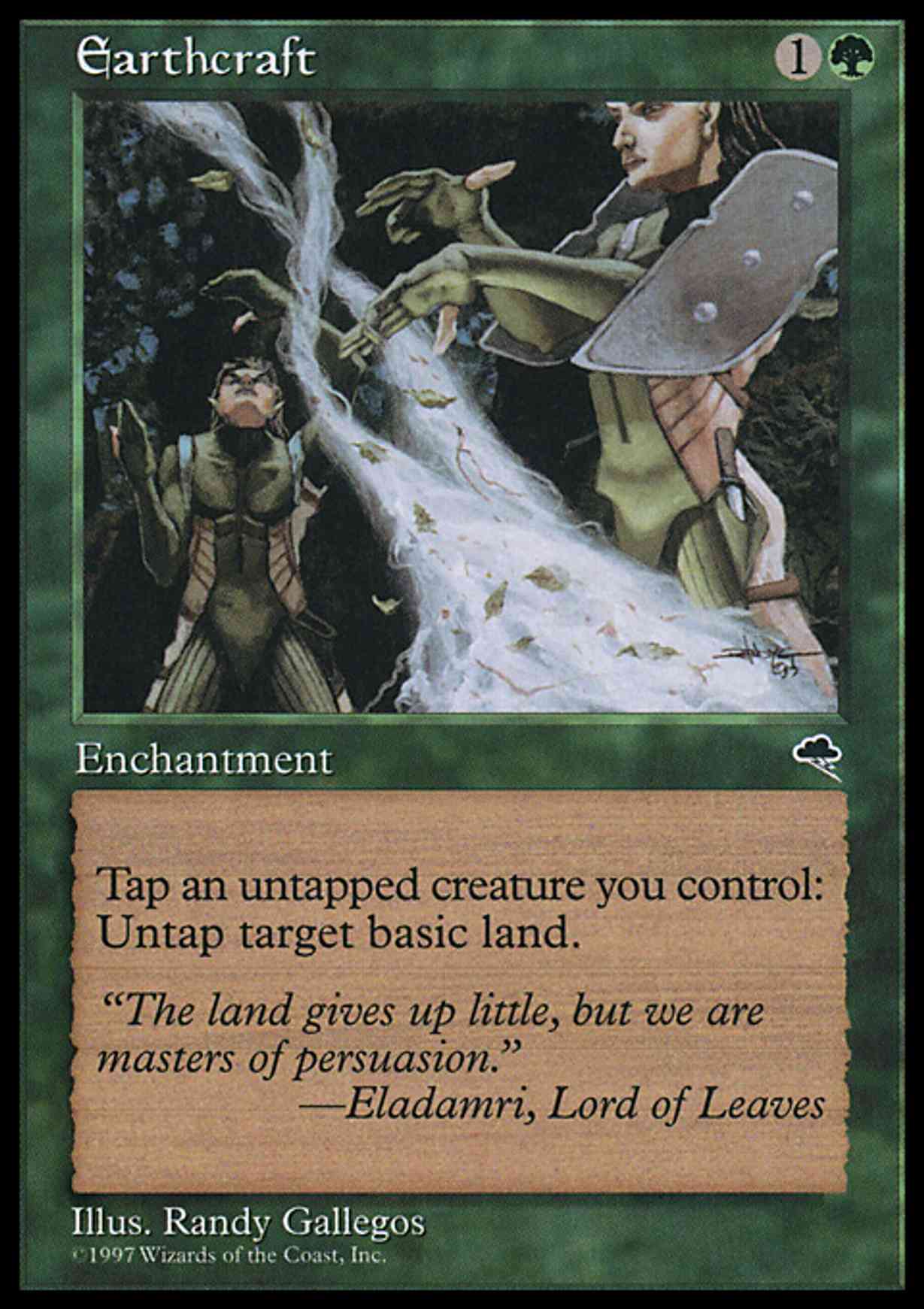 Earthcraft magic card front