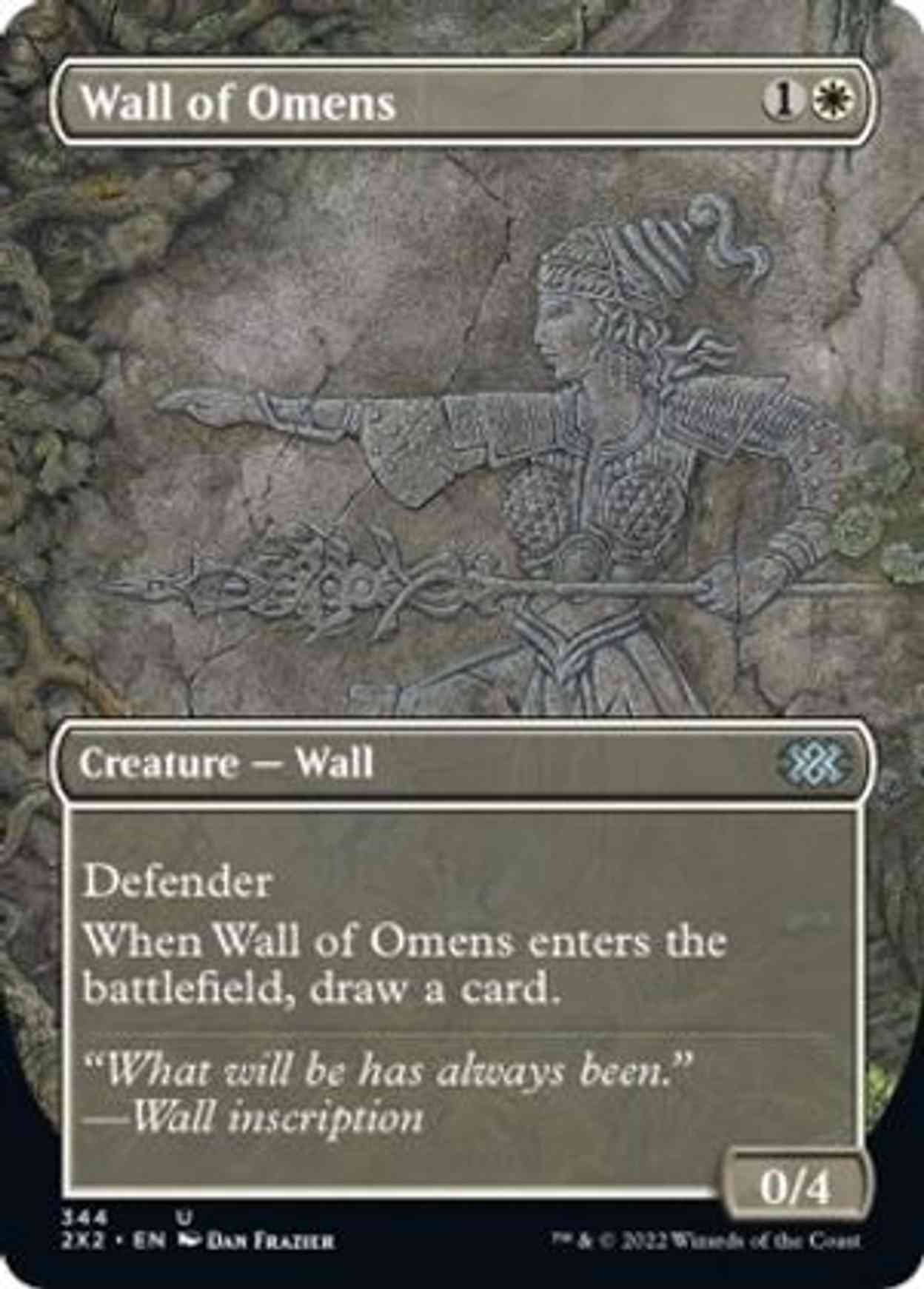 Wall of Omens (Borderless) magic card front