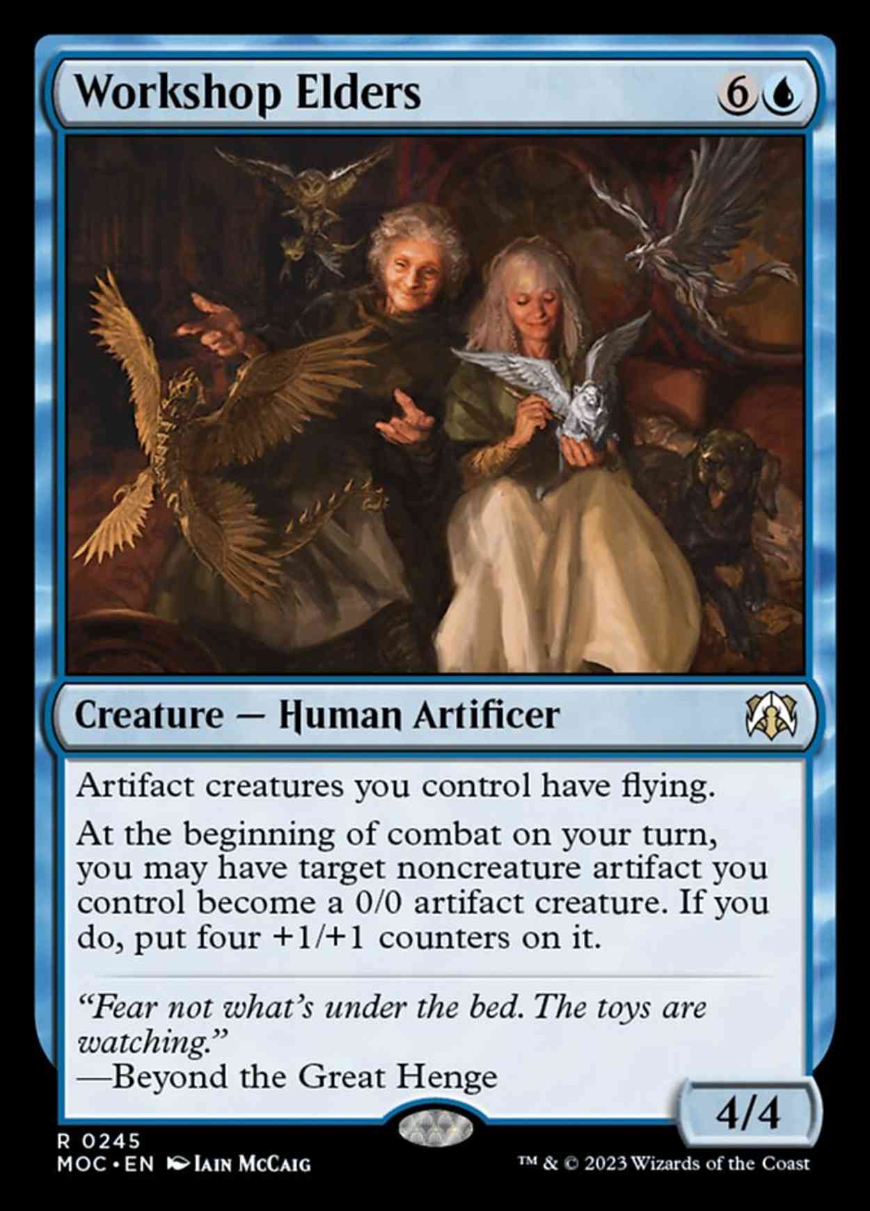 Workshop Elders magic card front