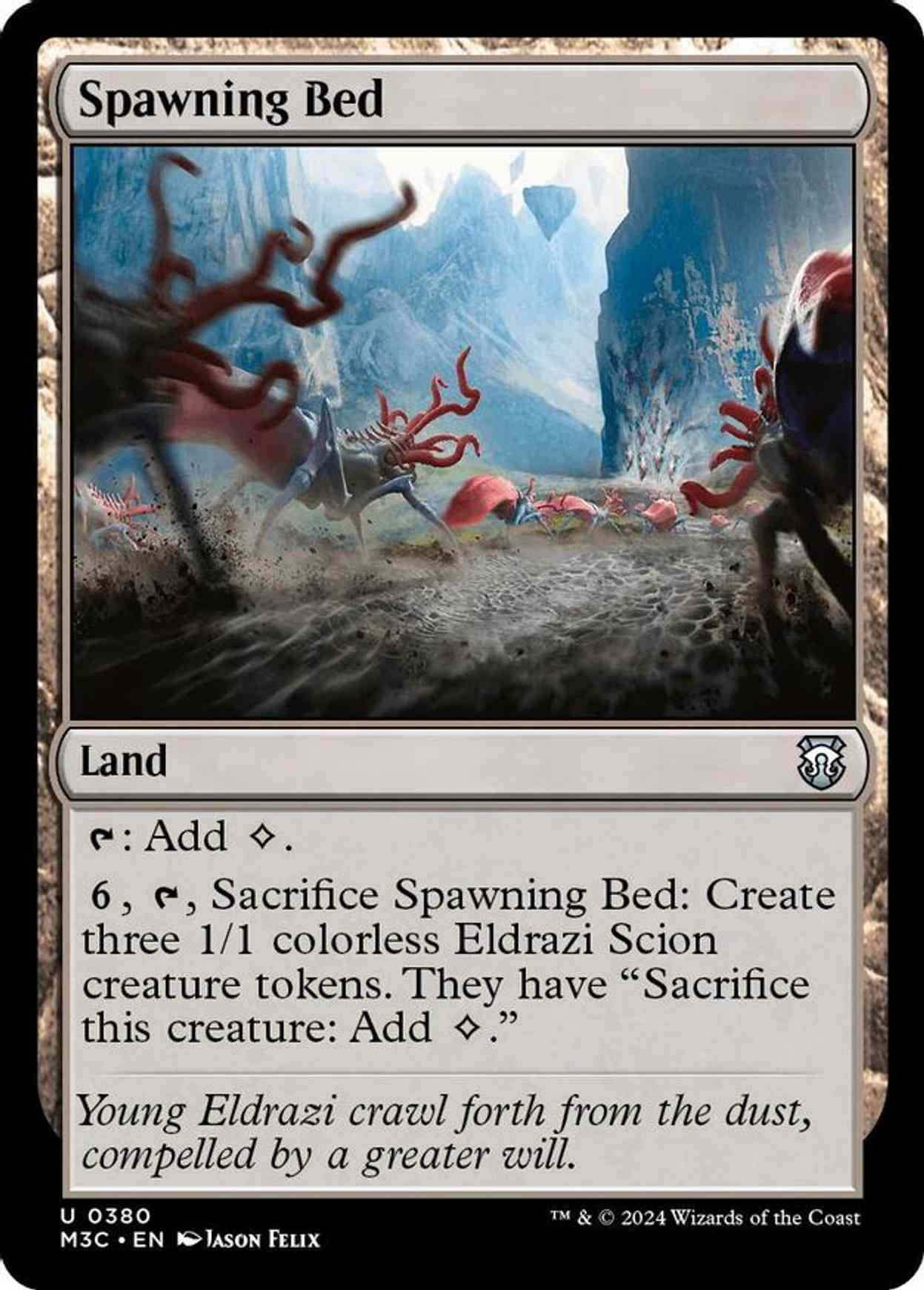 Spawning Bed (Ripple Foil) magic card front