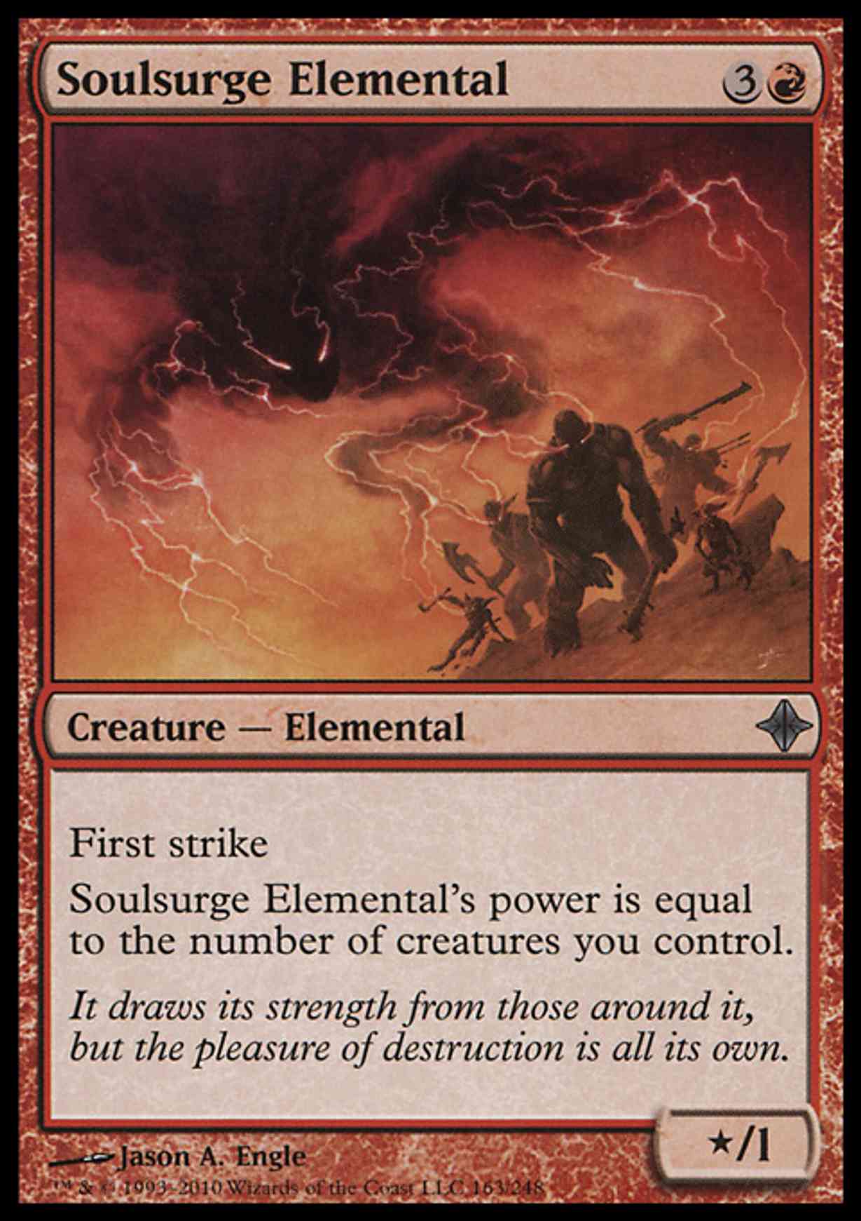 Soulsurge Elemental magic card front