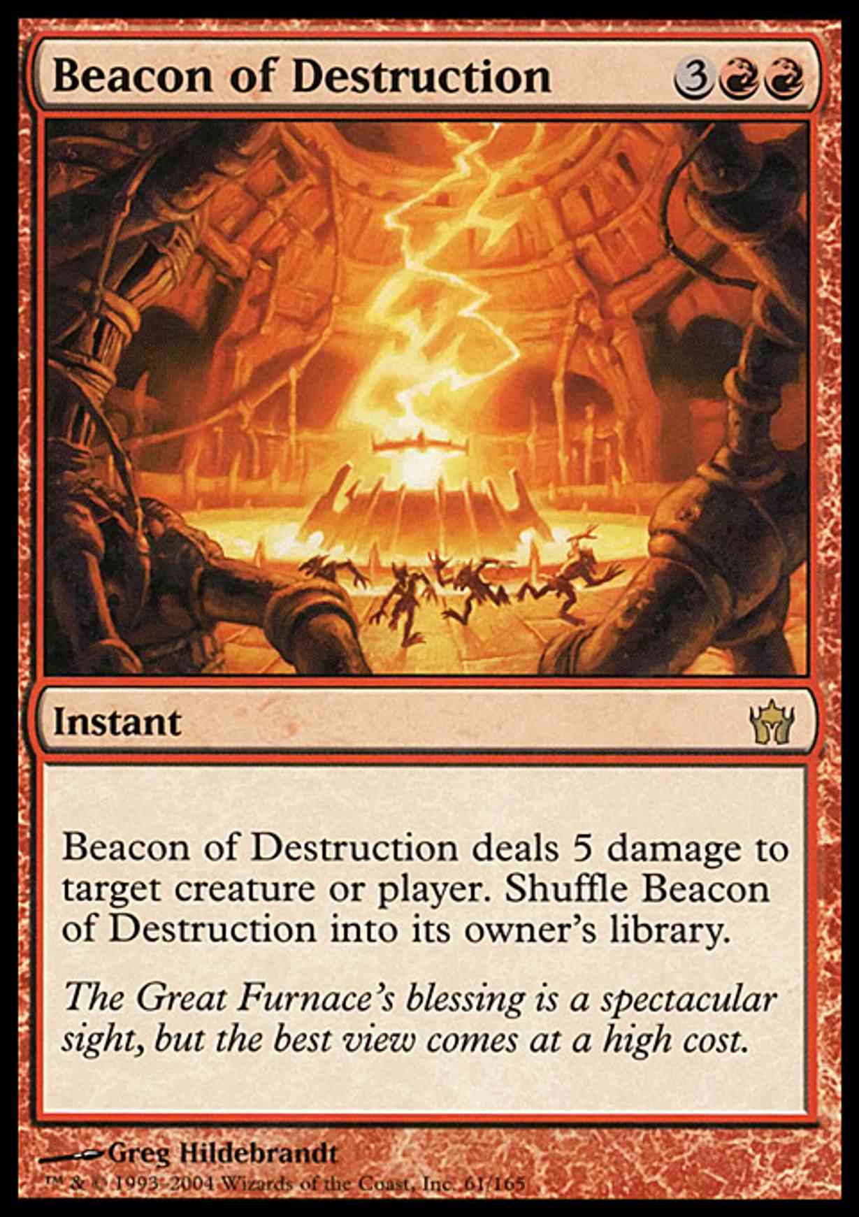 Beacon of Destruction magic card front