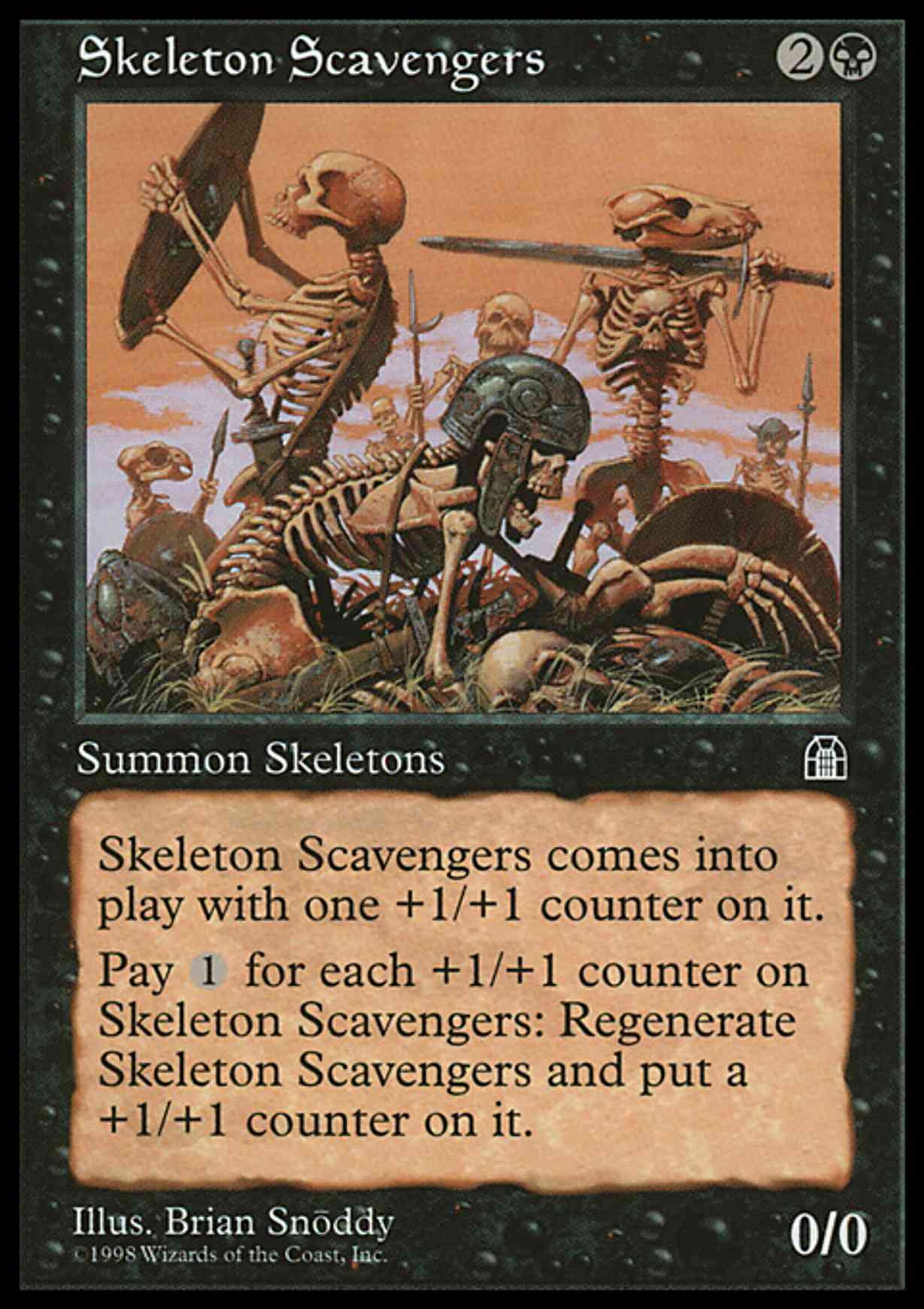 Skeleton Scavengers magic card front