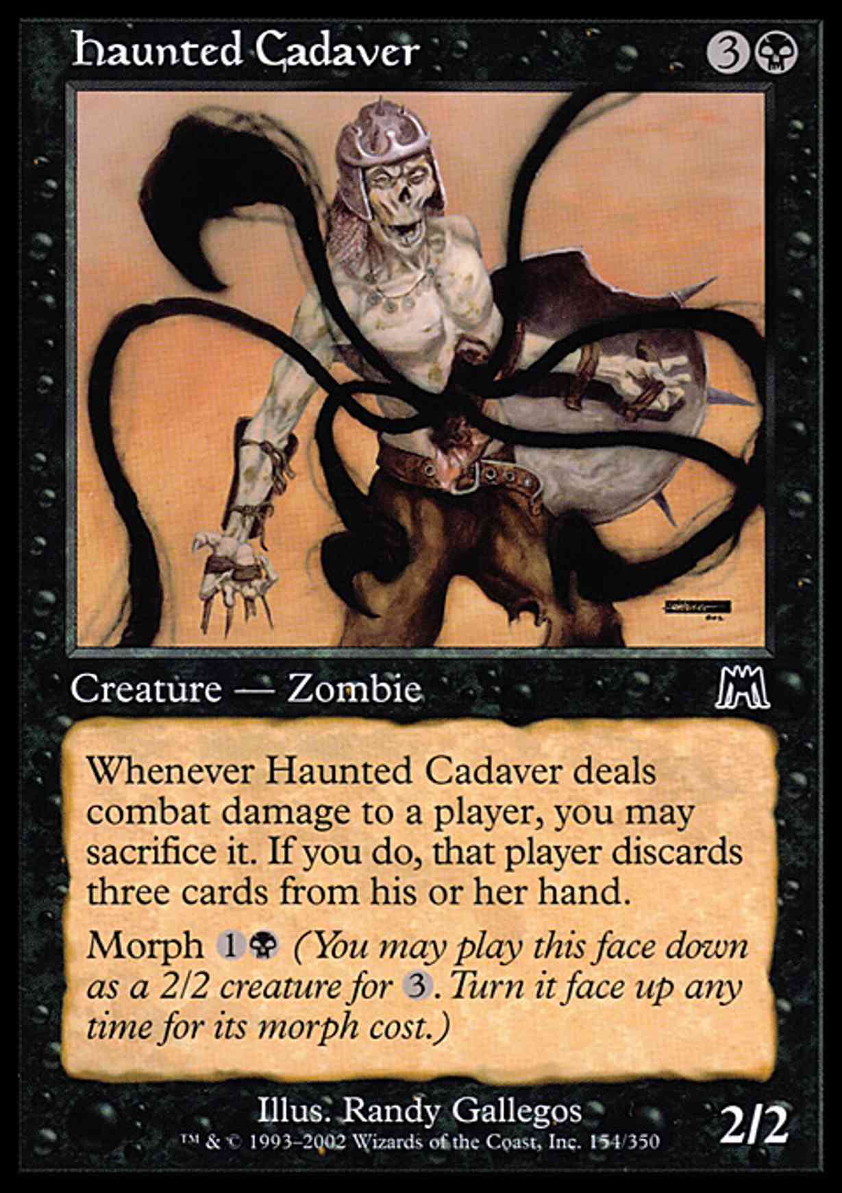 Haunted Cadaver magic card front