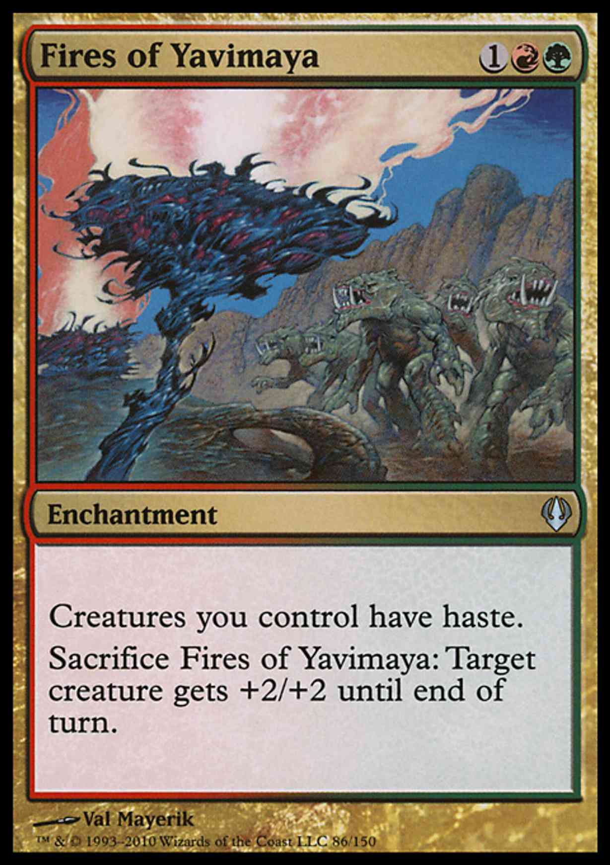 Fires of Yavimaya Price from mtg Archenemy