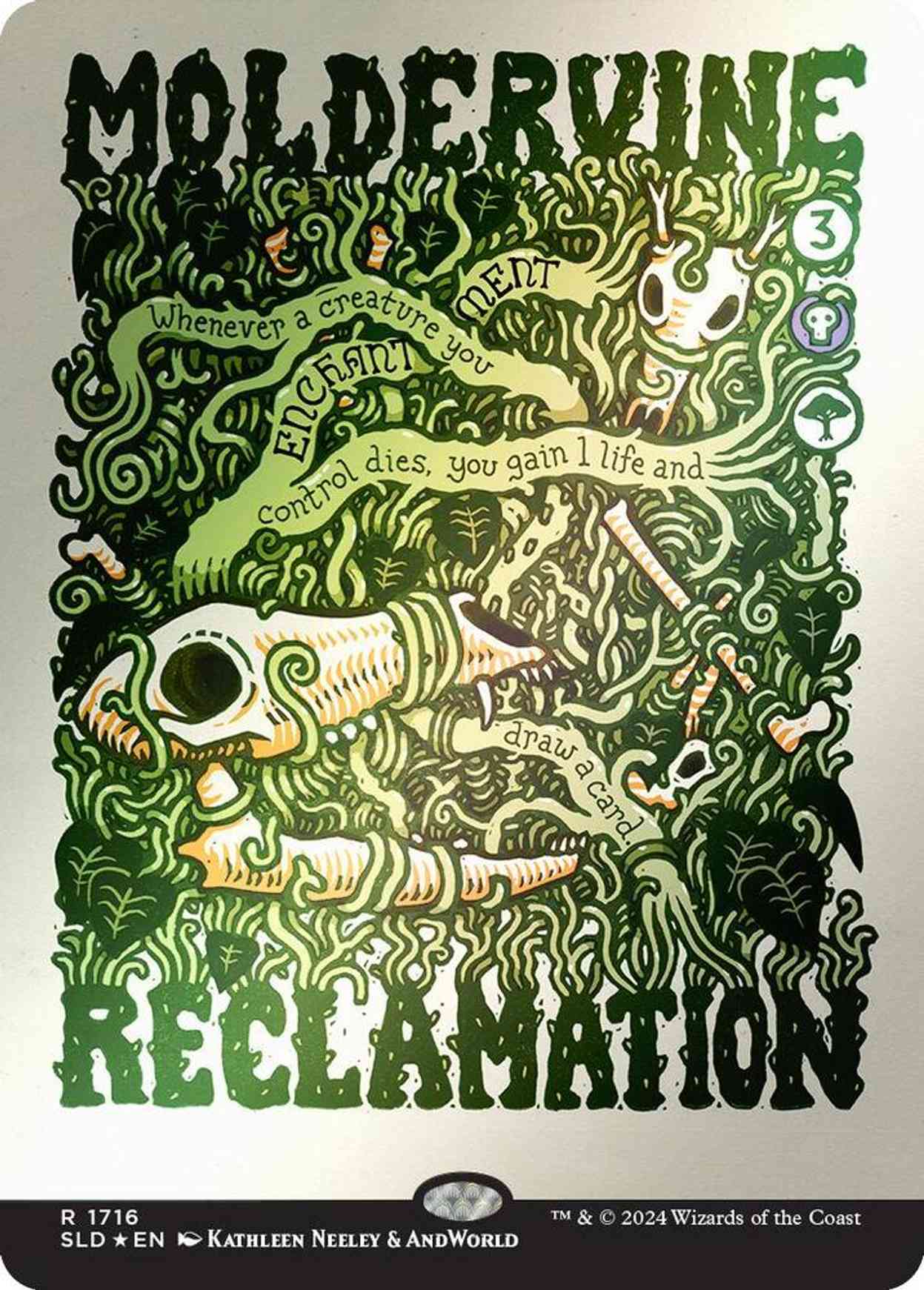 Moldervine Reclamation (Rainbow Foil) magic card front