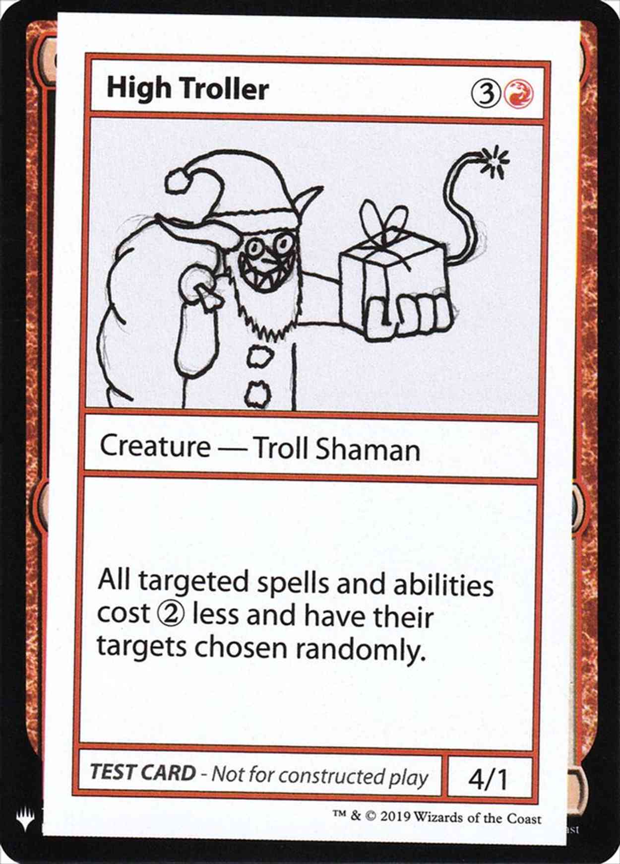 High Troller magic card front