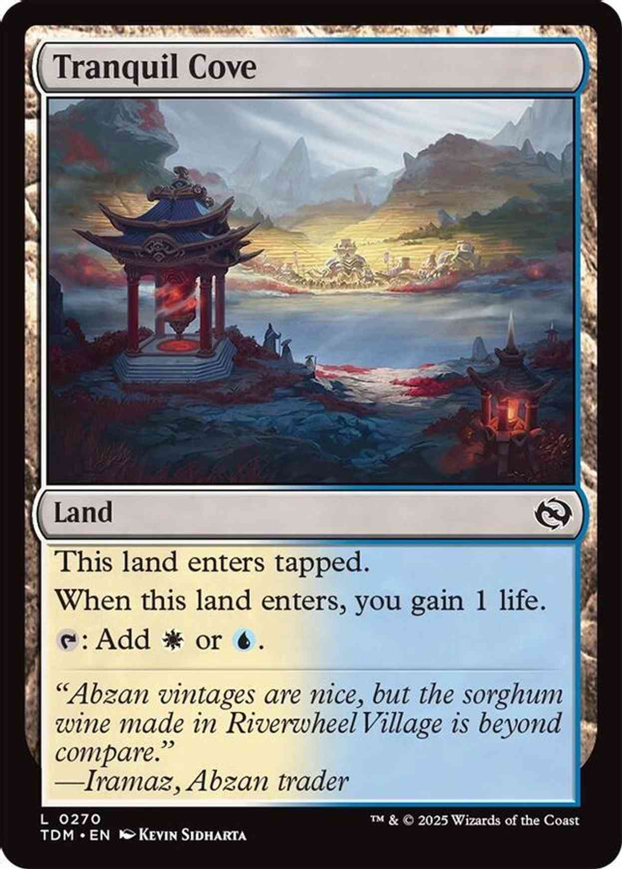 Tranquil Cove magic card front