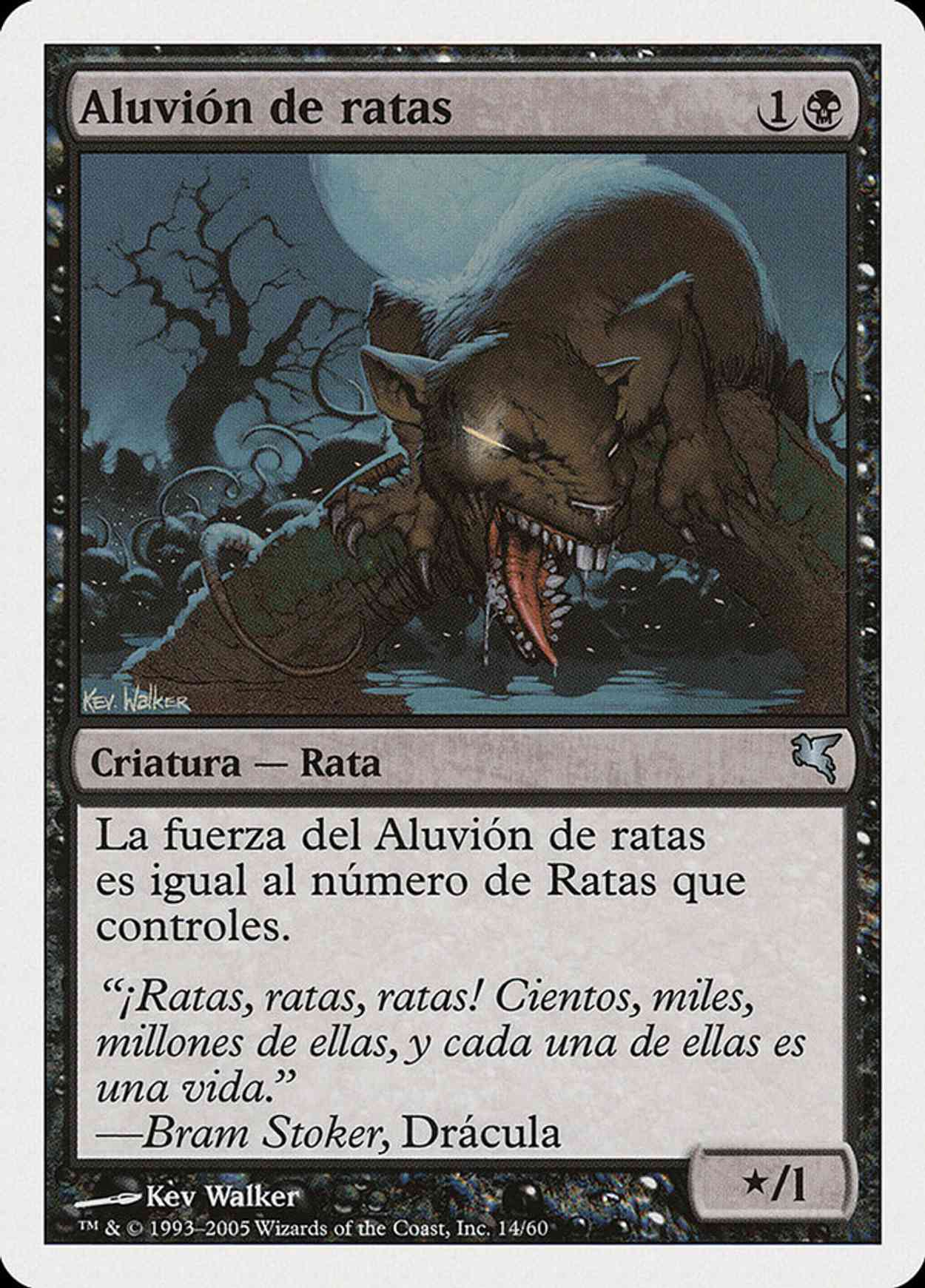 Swarm of Rats (Retro Frame) magic card front