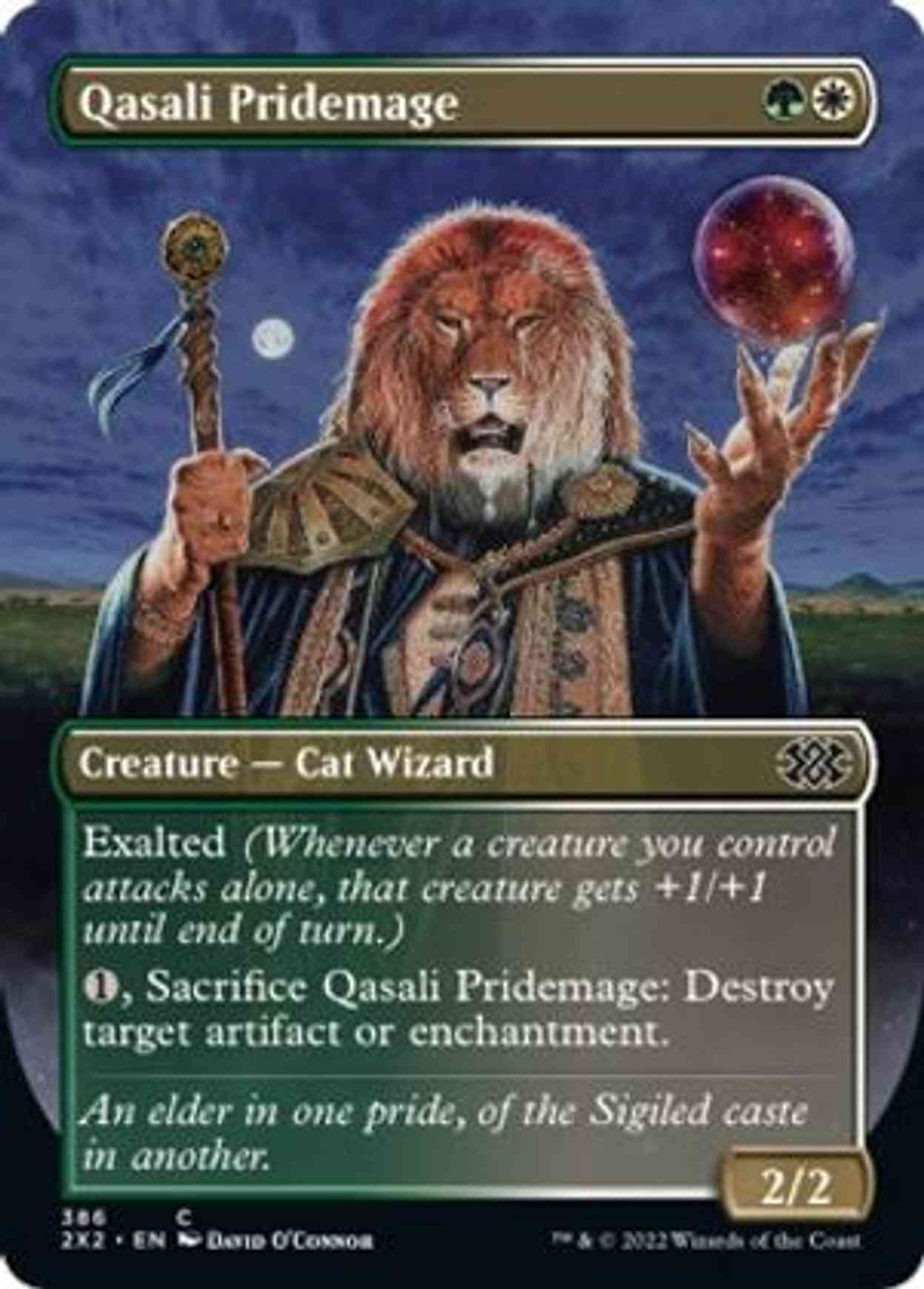 Qasali Pridemage (Borderless) magic card front