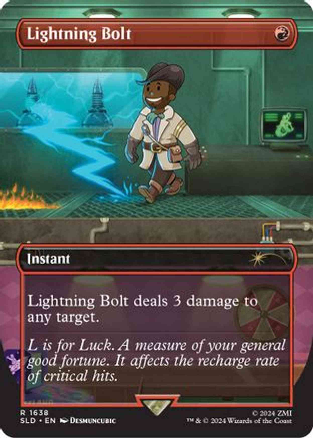 Lightning Bolt (1638) magic card front