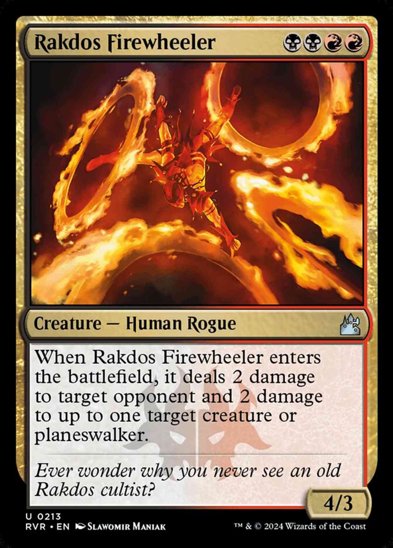 Rakdos Firewheeler magic card front