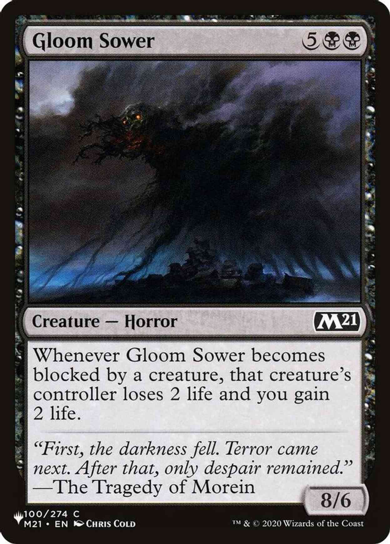 Gloom Sower magic card front