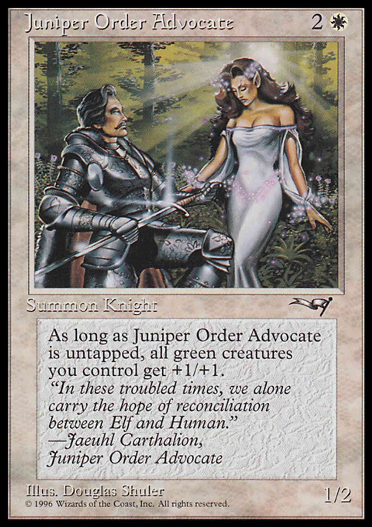 Juniper Order Advocate magic card front