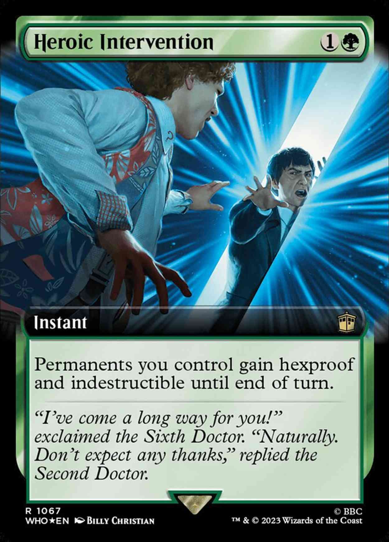 Heroic Intervention (Extended Art) (Surge Foil) magic card front