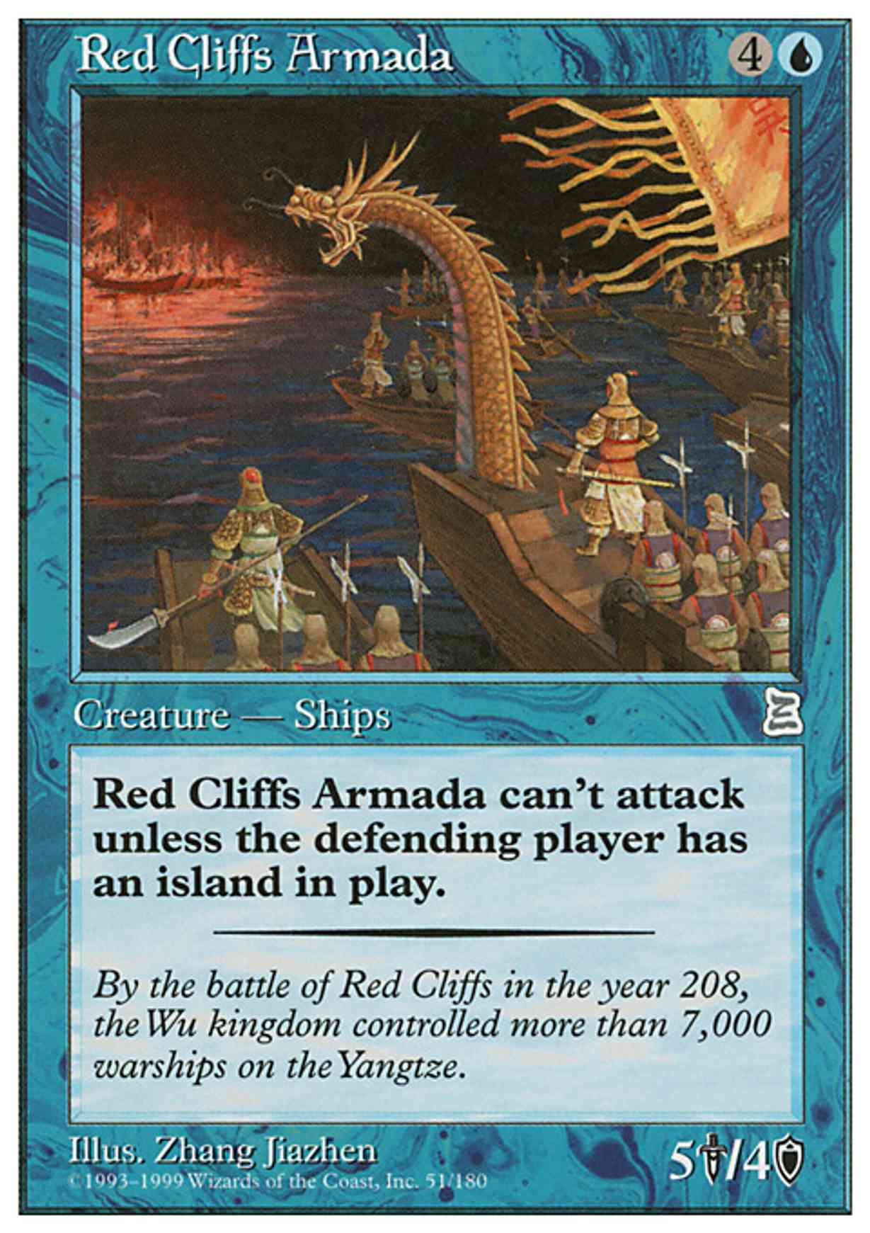 Red Cliffs Armada magic card front