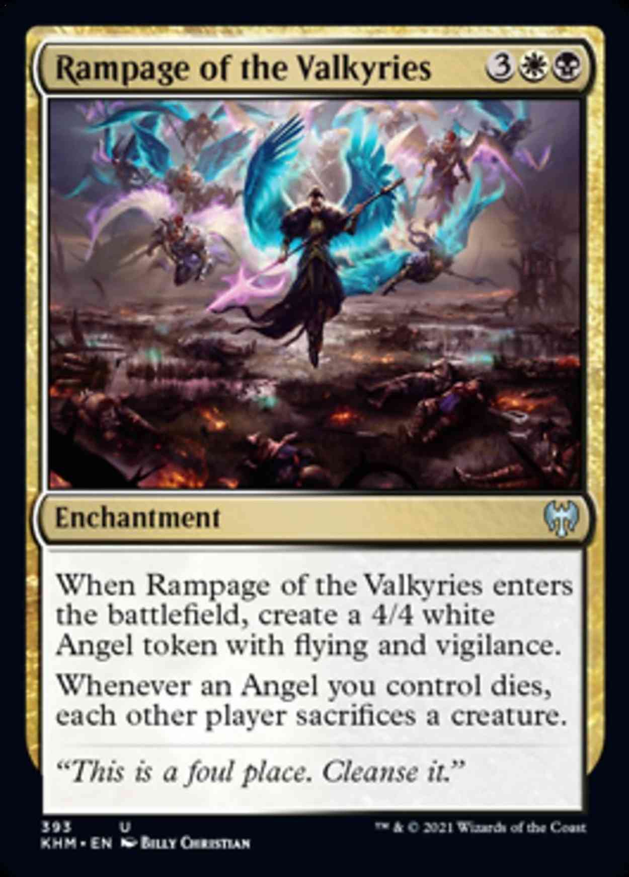 Rampage of the Valkyries magic card front