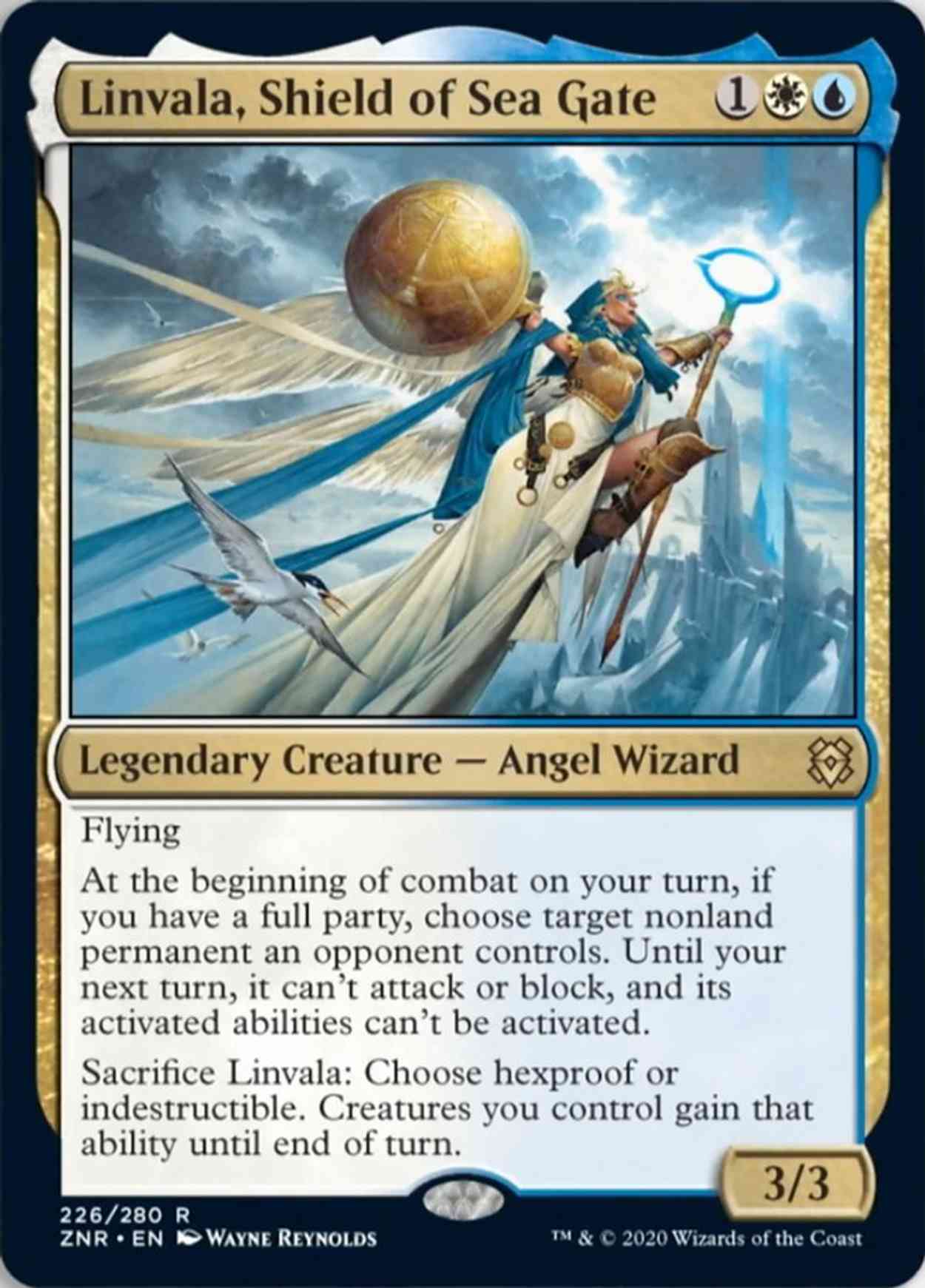 Linvala, Shield of Sea Gate magic card front