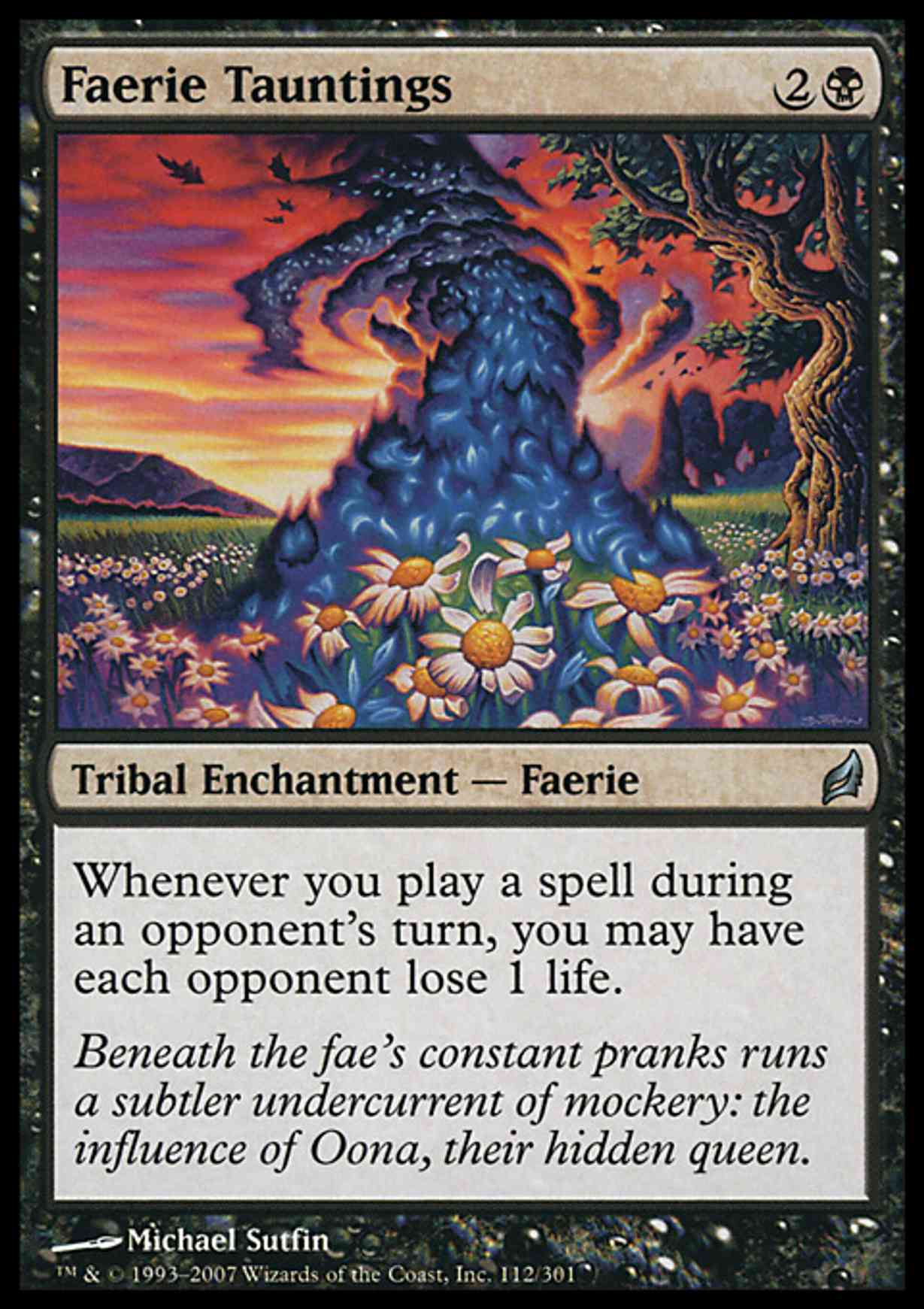 Faerie Tauntings magic card front