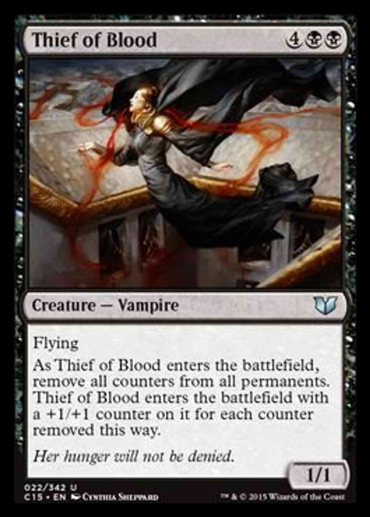 Thief of Blood magic card front
