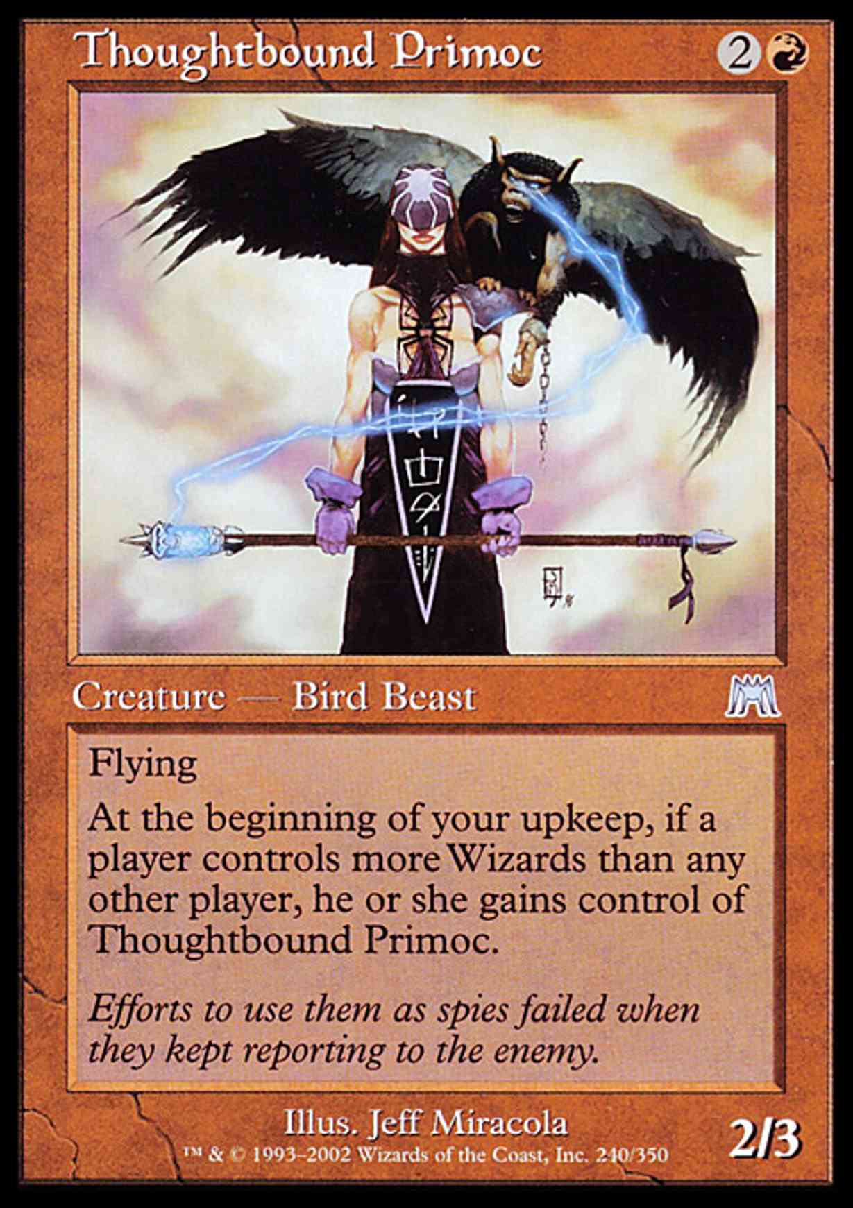 Thoughtbound Primoc magic card front