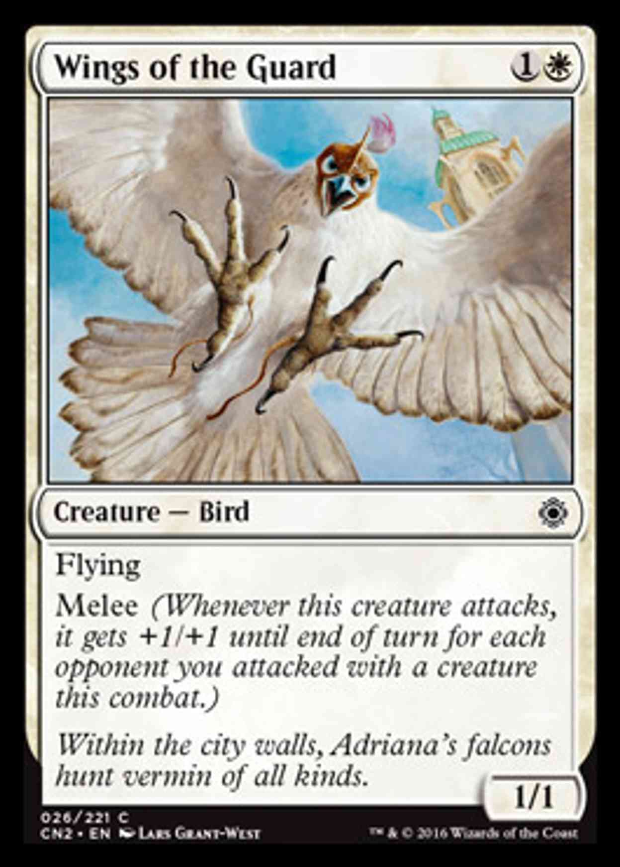 Wings of the Guard magic card front