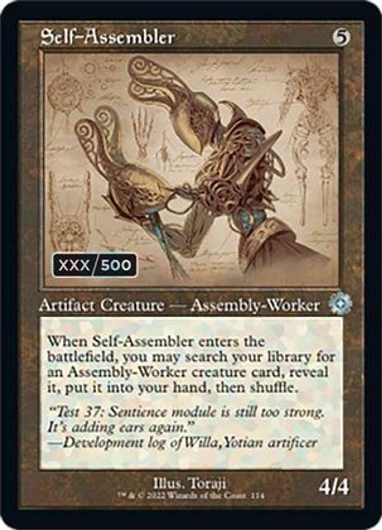 Self-Assembler (Schematic) (Serial Numbered) magic card front