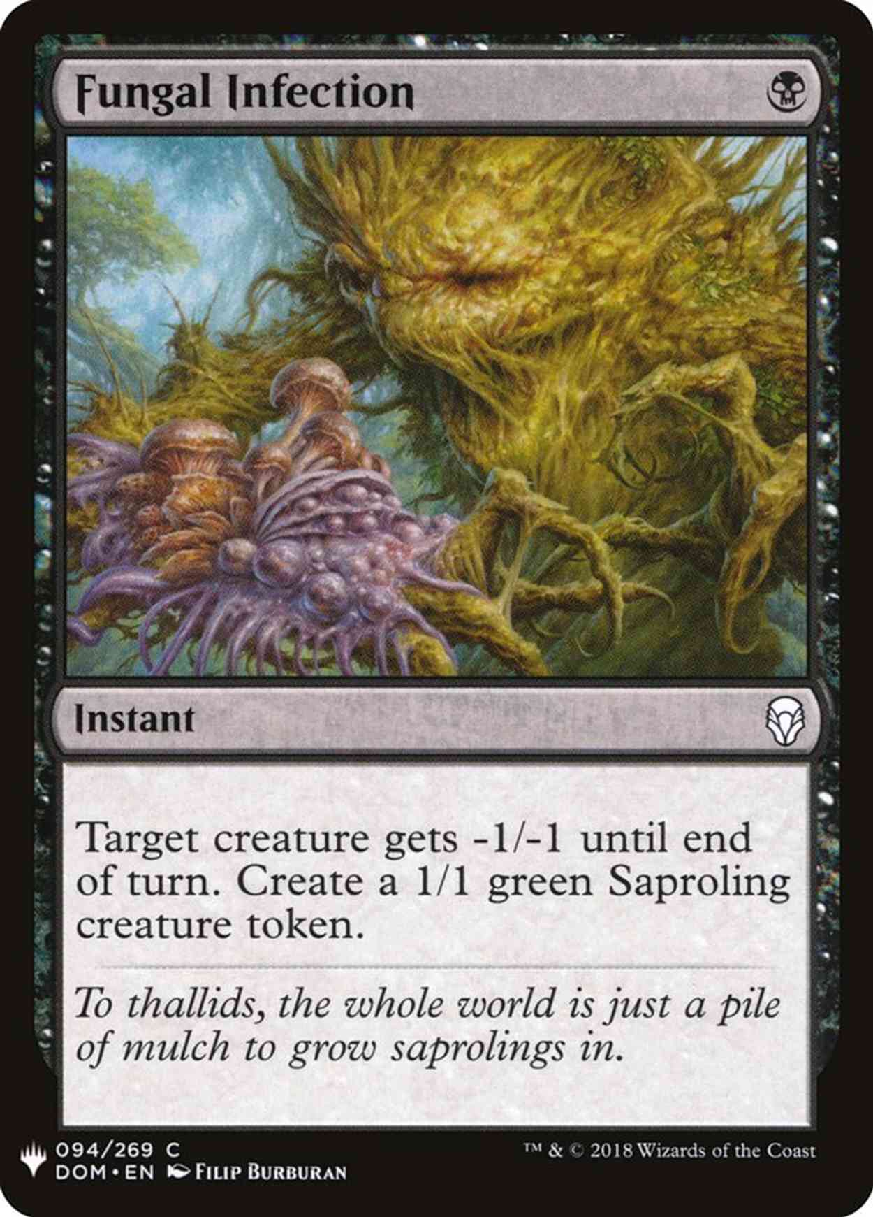 Fungal Infection magic card front
